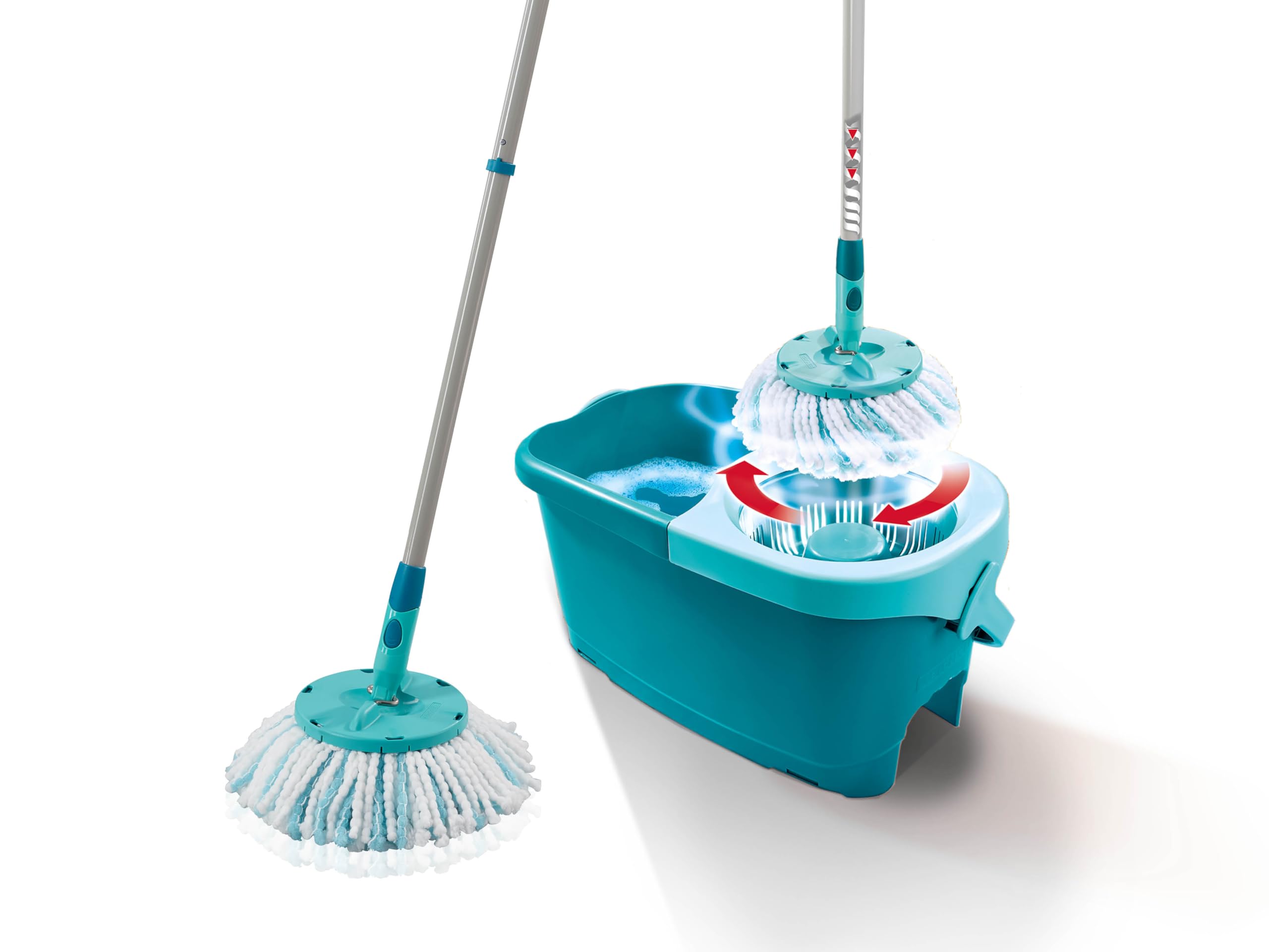 Leifheit Set CLEAN Twist Disc Mop Ergo 2.0 🧹 Angebot bei HelloDeals
