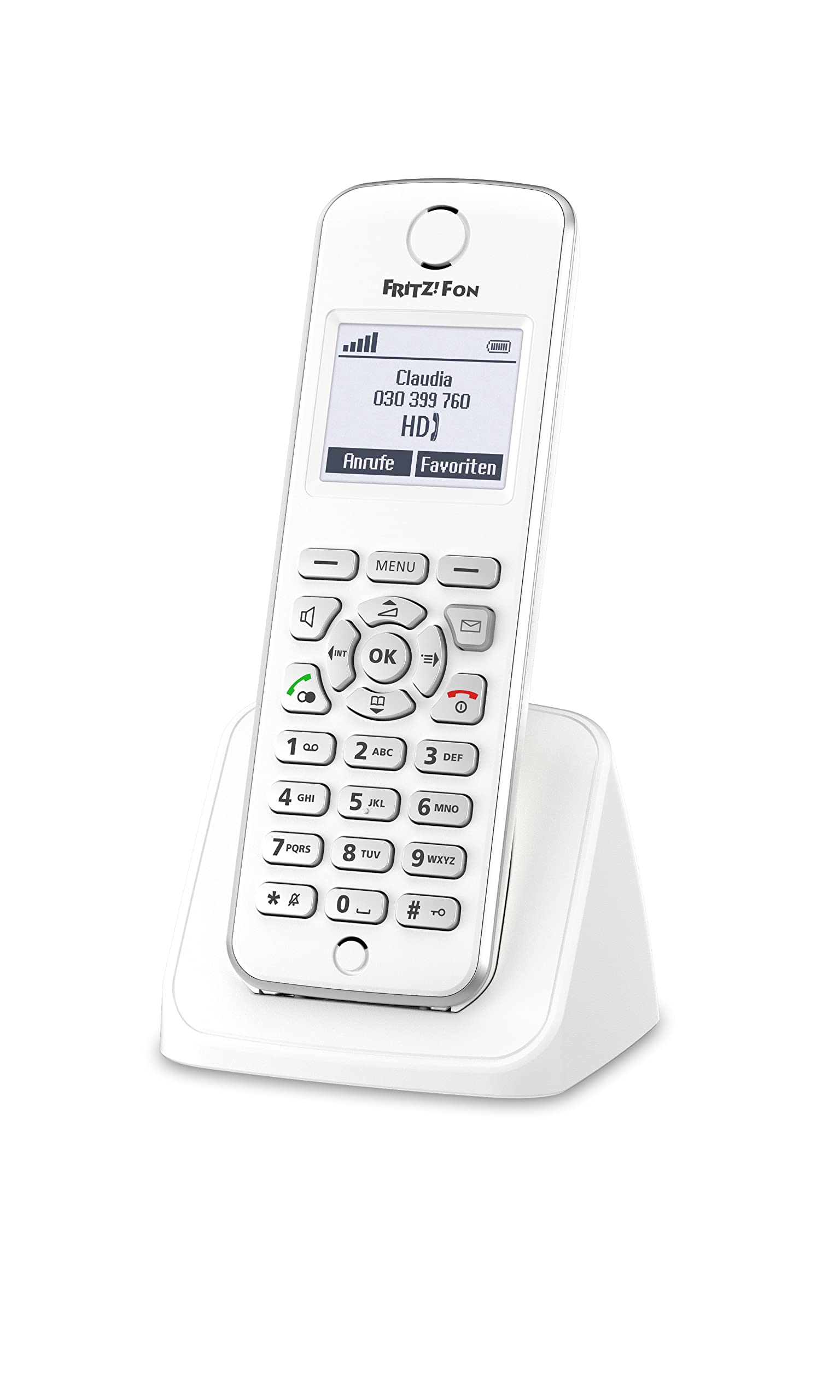 📞 FRITZ!Fon M2 DECT-Komforttelefon (für FRITZ Box Monochromes Display, HD-Telefonie) 📱 Angebot bei HelloDeals