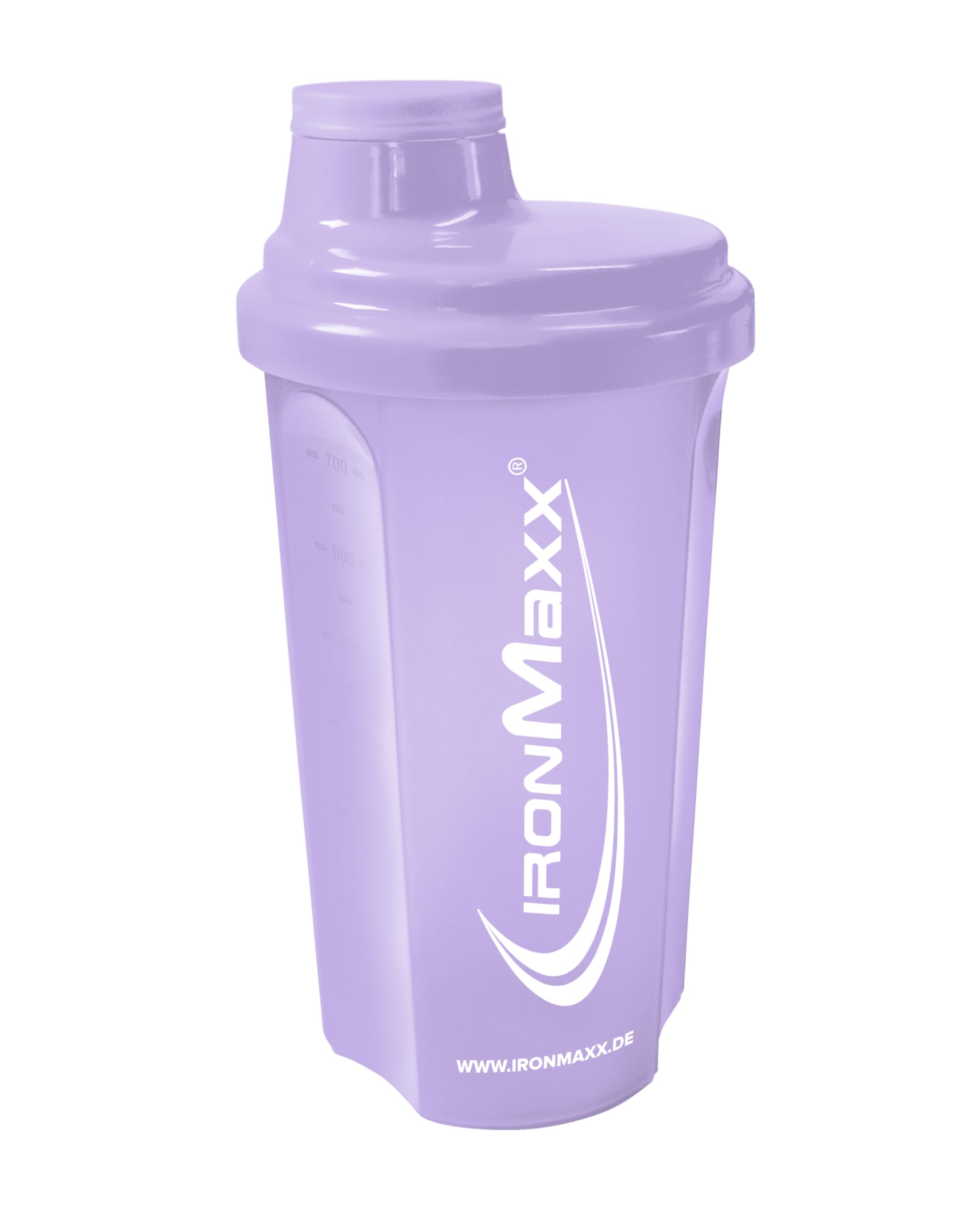 🏋️‍♂️ IronMaxx Eiweiß Shaker - Lavender 700ml | Proteinshaker mit Drehverschluss, Sieb & Mess-Skala 🌿 Angebot bei HelloDeals