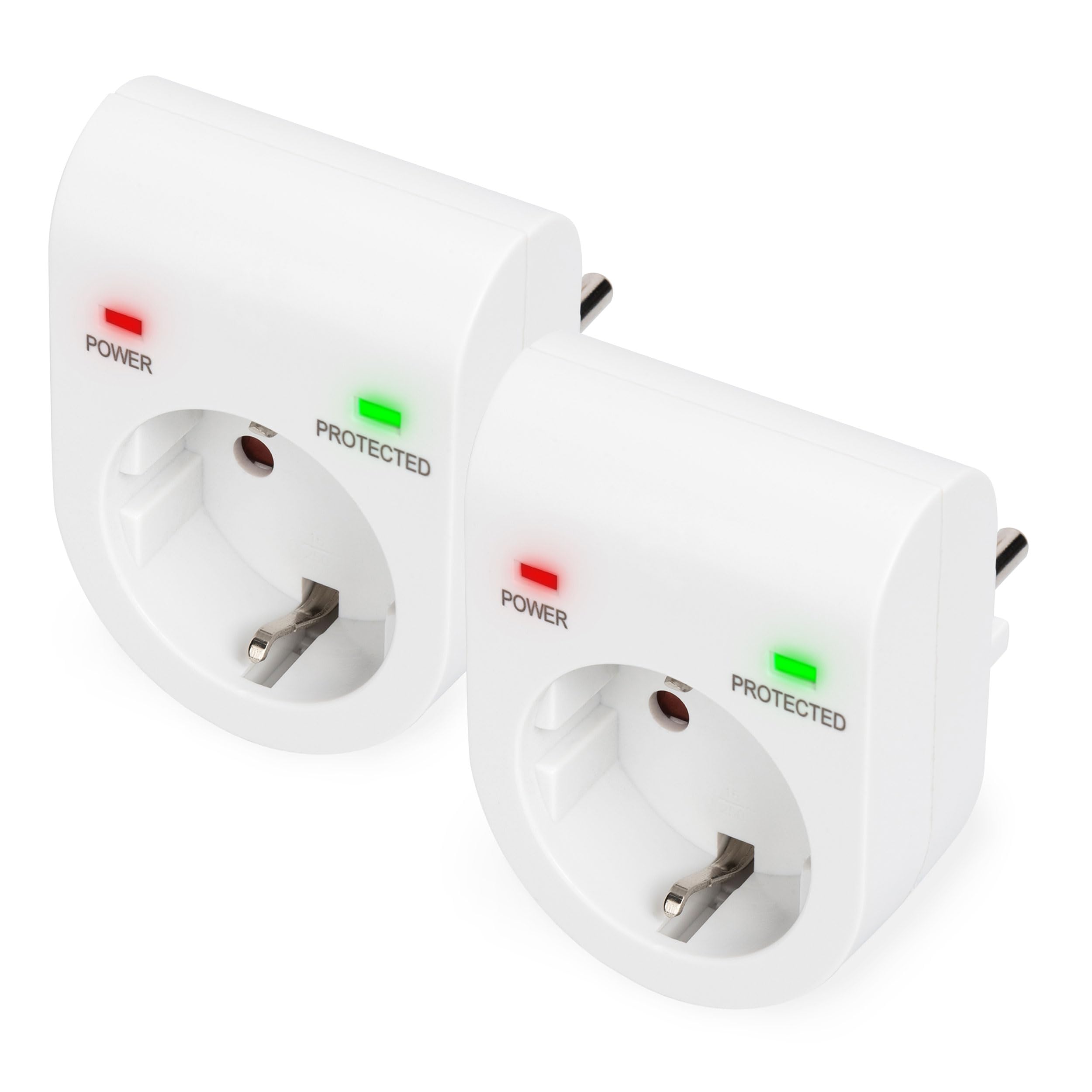 DIGITUS DN-95400 Überspannungs-Schutzadapter 2 Stück Angebot bei HelloDeals