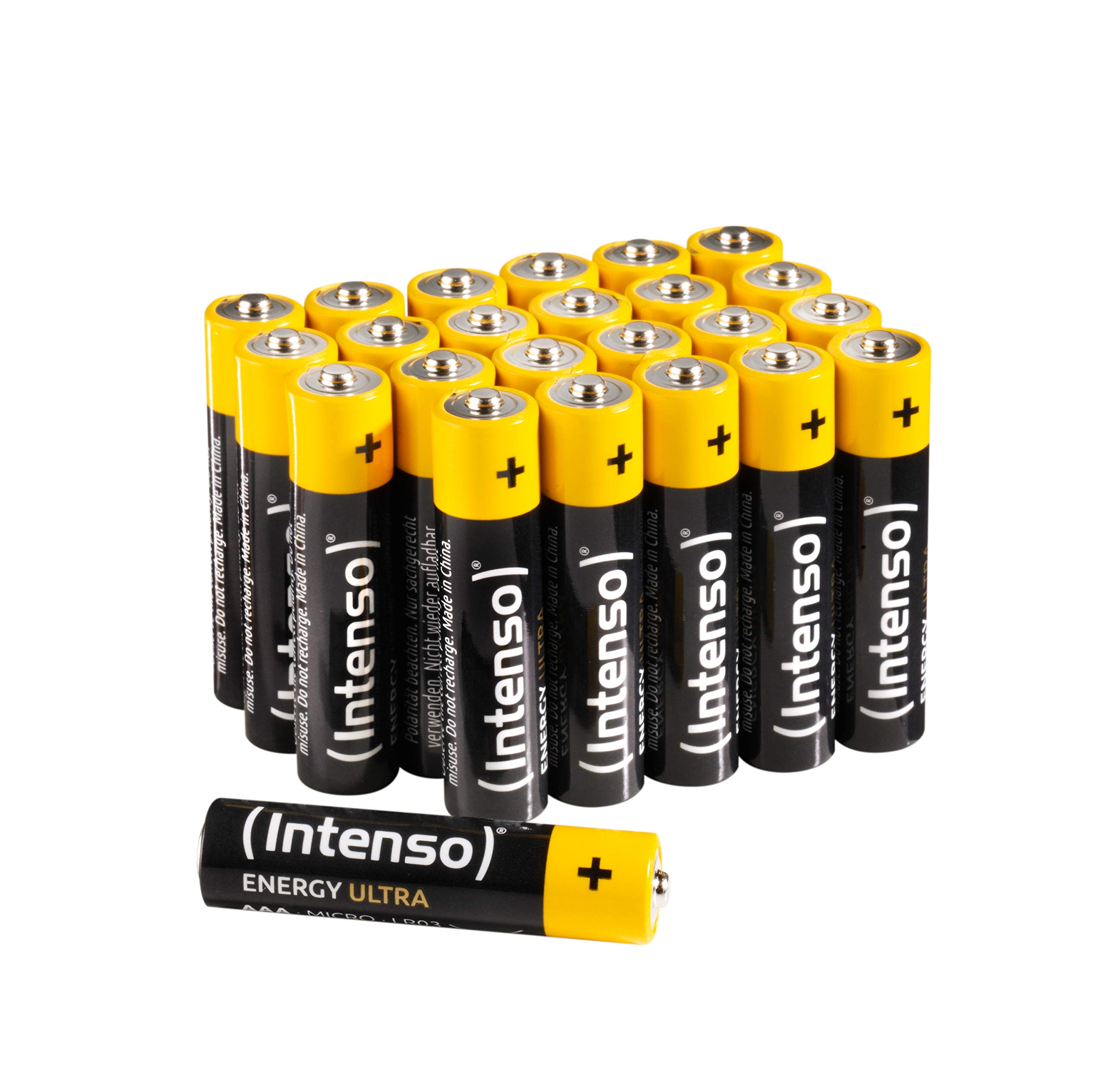 Intenso Energy Ultra AAA Micro LR03 Alkaline Batterien 24er Box 🟡⚫ AAA Micro 24er Box AAA Micro LR03 Single Angebot bei HelloDeals