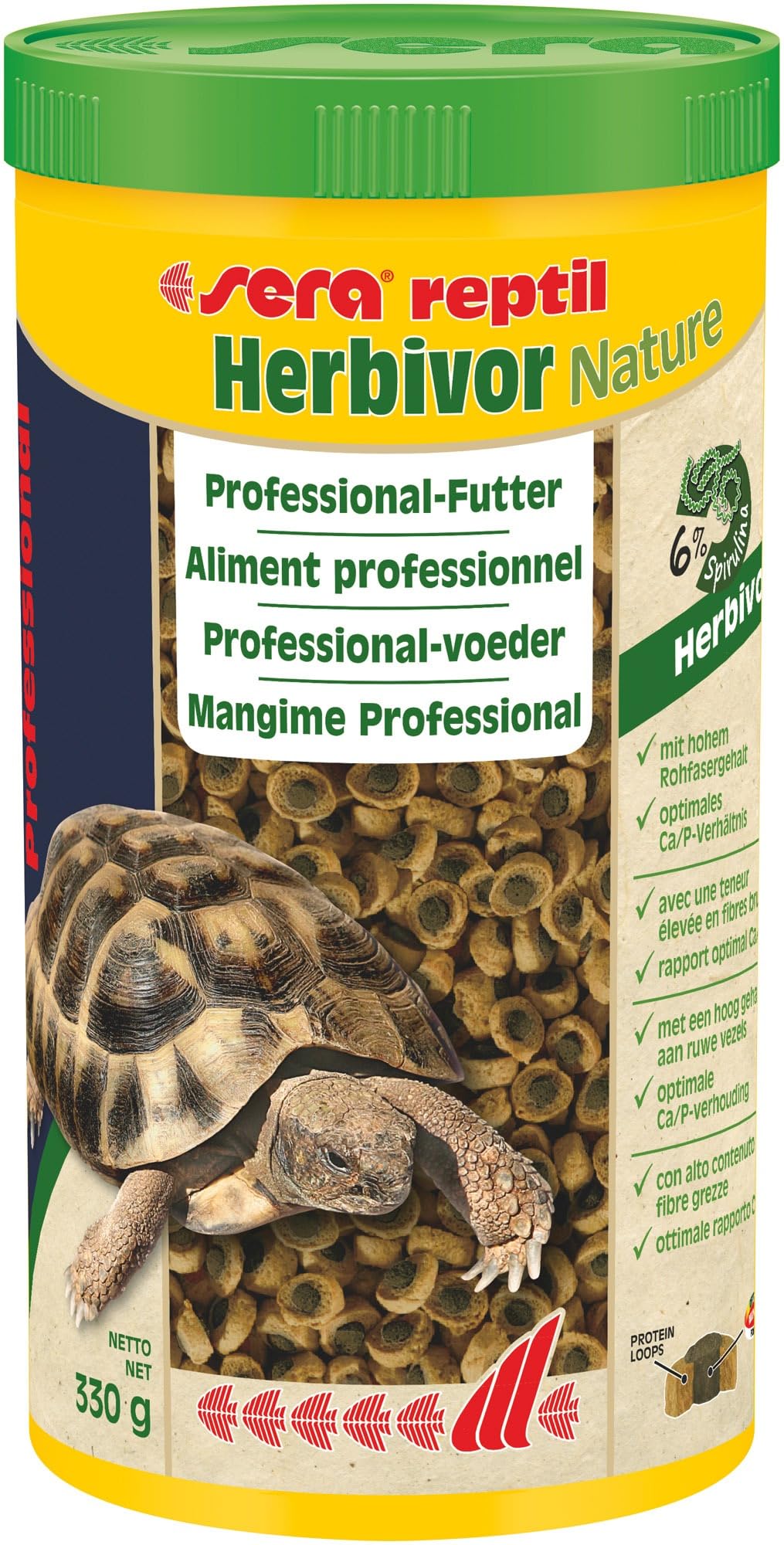 🦎🌿 Sera Reptil Professional Herbivor Nature 1000 ml | Zweikomponentenfutter für Herbivore Reptilien 🌿🦎 Angebot bei HelloDeals