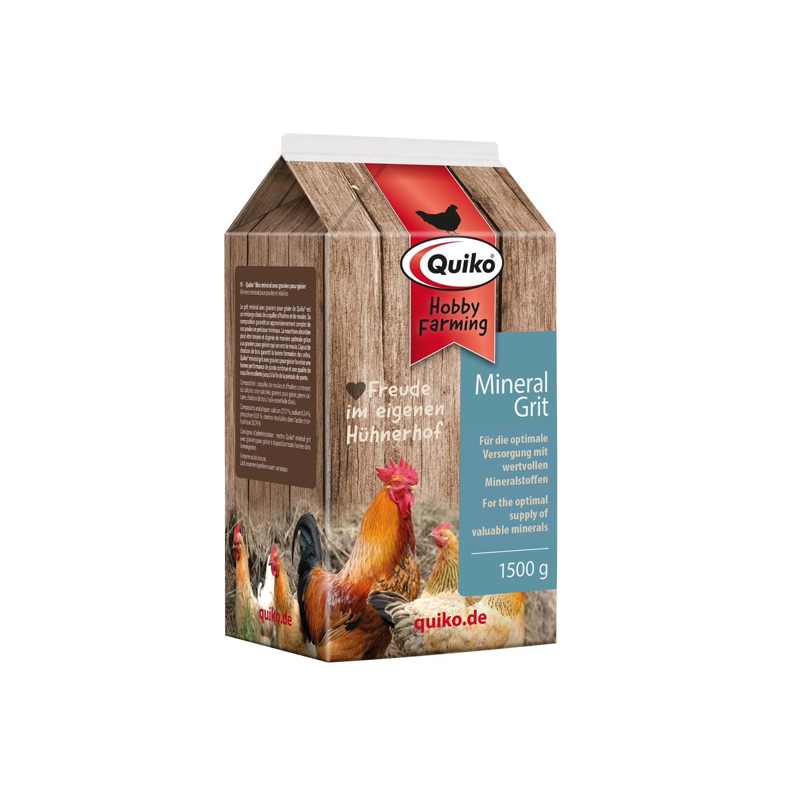 🐔🌿 Quiko Hobby Farming - Mineralgrit mit Magenkiesel 1.500g 🌿🐔 Angebot bei HelloDeals