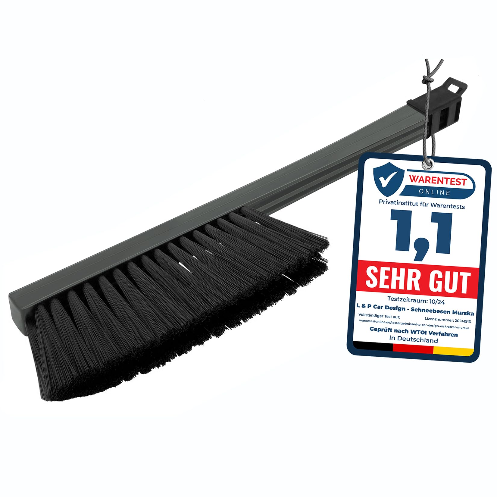 Schneebesen Auto Besen Winter Murska Schneefeger Auto Schwarz Grau Angebot bei HelloDeals