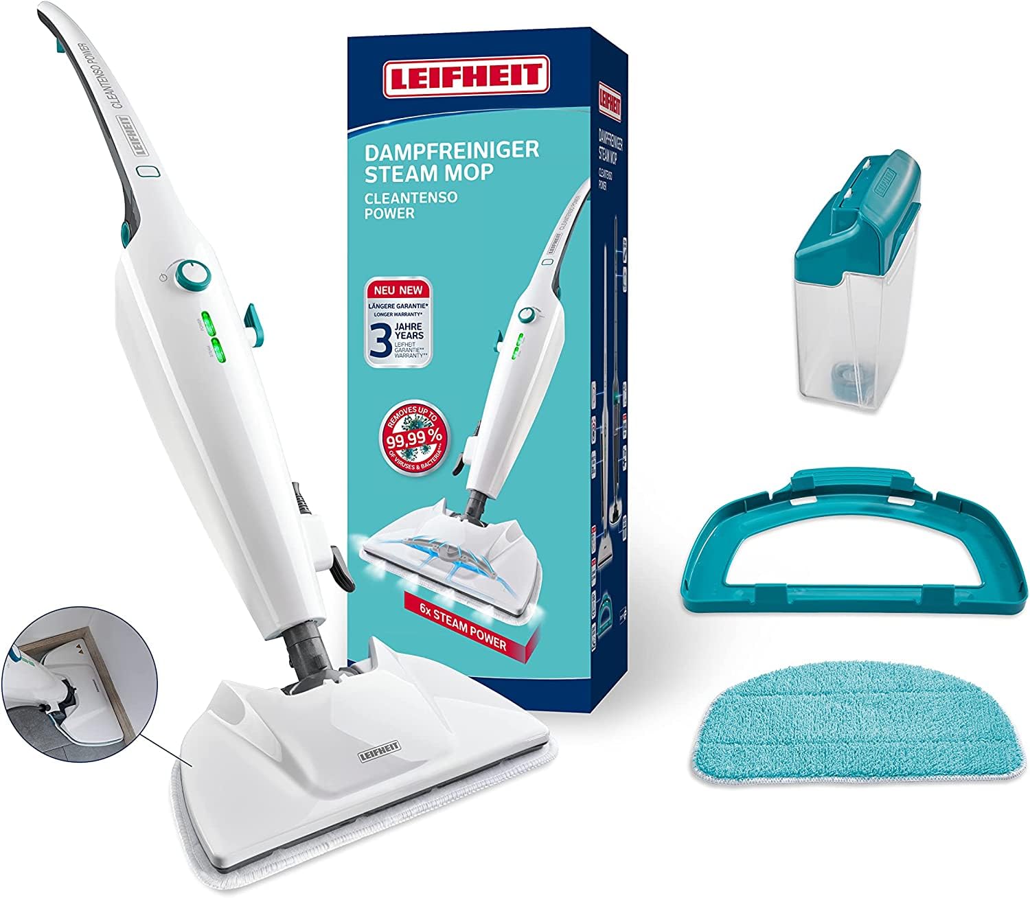 🌟 Super Deal! Leifheit Dampfreiniger CleanTenso Power 2.0 🌟 Angebot bei HelloDeals