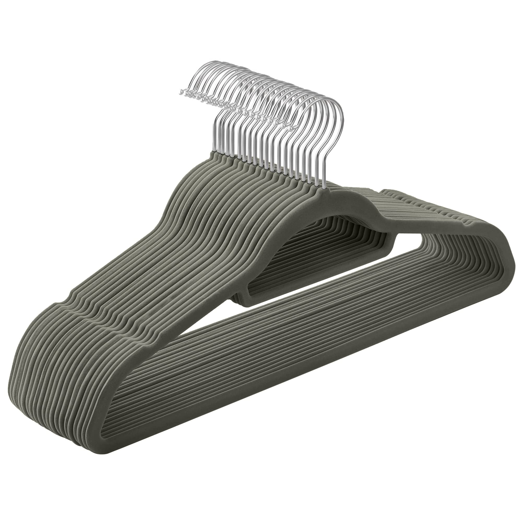 SONGMICS Samt Kleiderbügel, 20er Set, Rutschfest & Platzsparend 🌟 Angebot bei HelloDeals