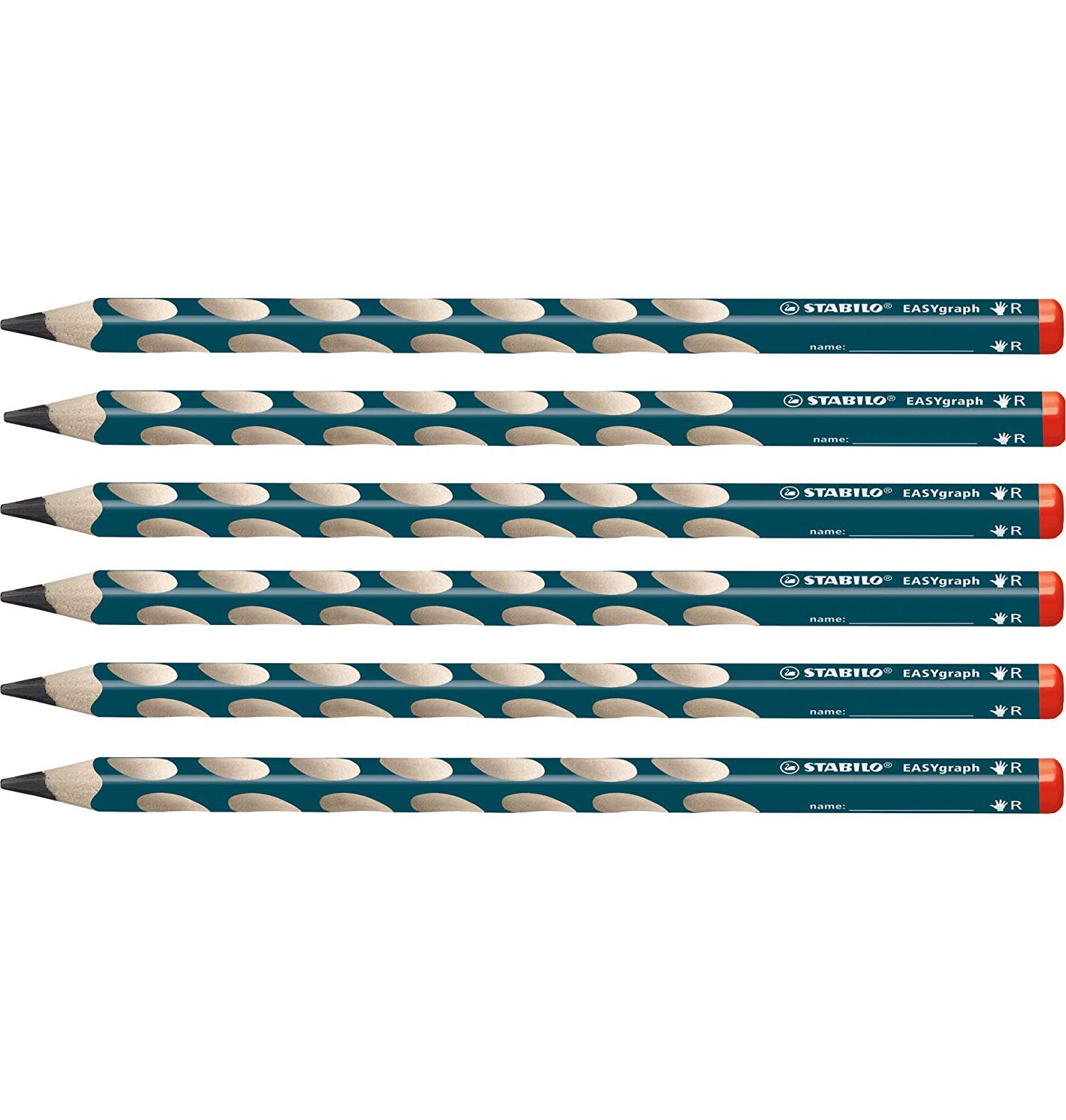 🌟 DEAL DES TAGES 🌟 STABILO EASYgraph Bleistift 6er Pack - Härtegrad HB - Petrol Angebot bei HelloDeals