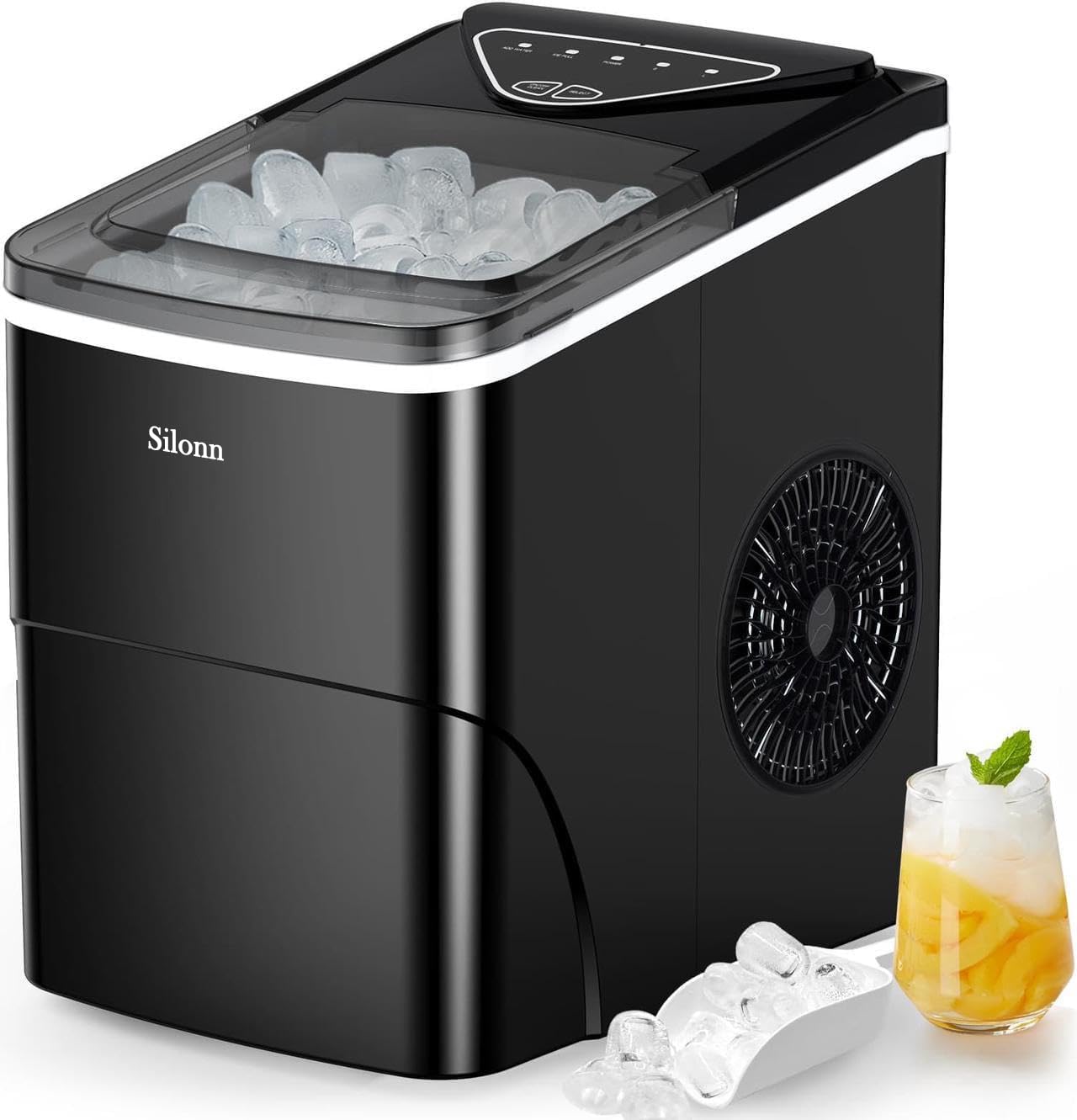 Silonn Eiswürfelmaschine - 9 Eiswürfel in 6 Min 🧊🎉 Angebot bei HelloDeals