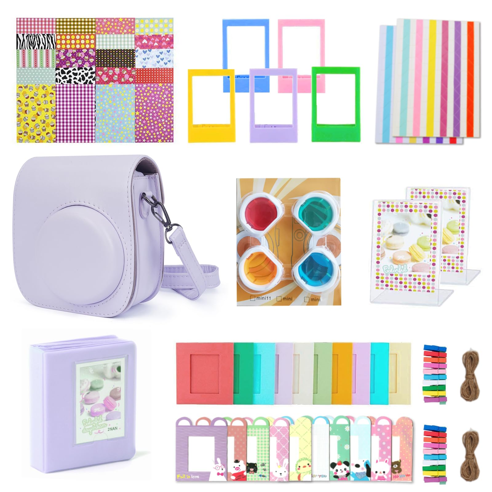 📸 KALDA Sofortbildkameras Zubehör für Instax Mini 12 (Lilac Purple) 🌟 Angebot bei HelloDeals