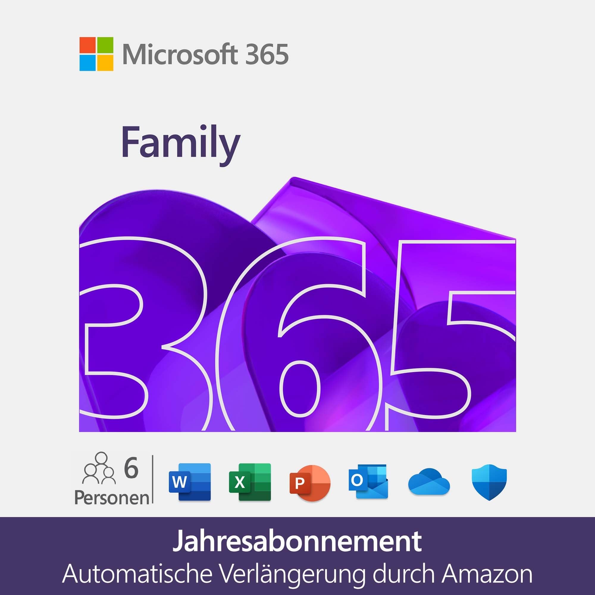 Microsoft 365 Family | 1 Jahr | bis zu 6 Personen 🚀🔒☁️ Angebot bei HelloDeals
