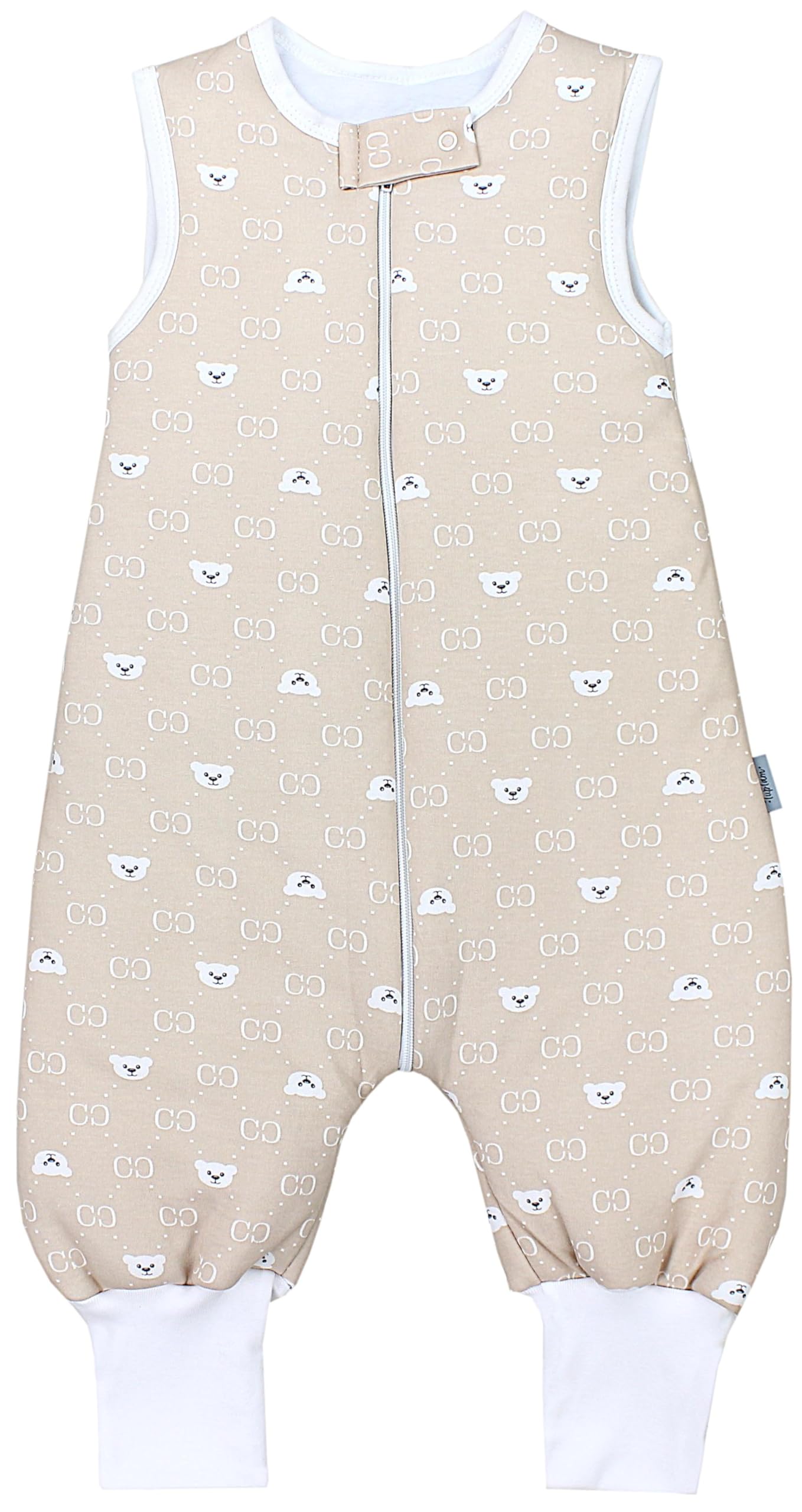 👶🌟 Tolles Angebot! TupTam Baby Schlafsack mit Füßen Ganzjahresschlafsack 2,5 TOG 68-74 Bären CC/ Beige Angebot bei HelloDeals