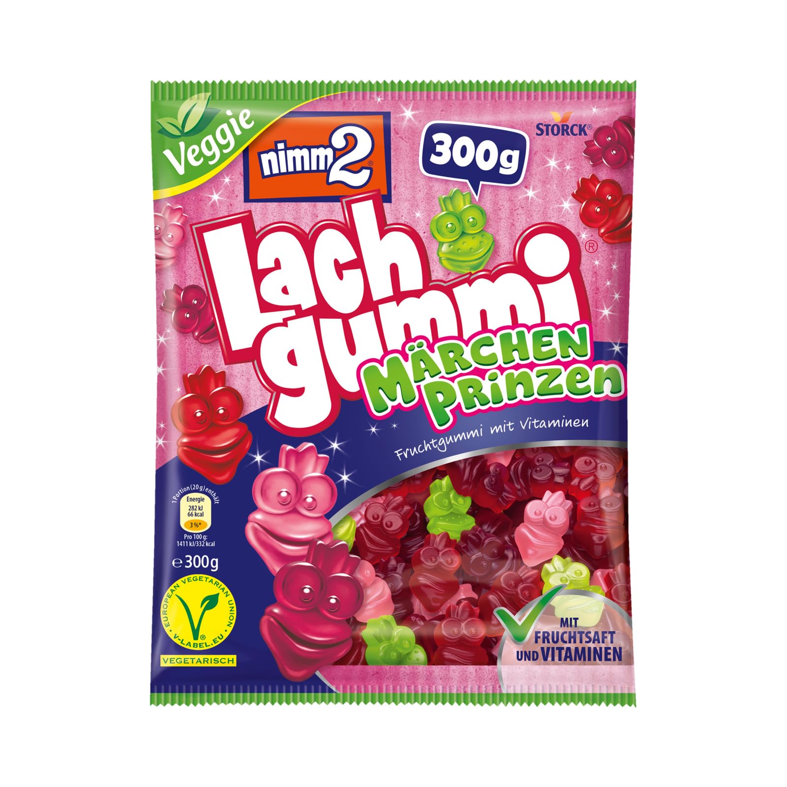 🍬 Nimm2 Lachgummi Märchenprinzen 300g 🤴🏰 Angebot bei HelloDeals