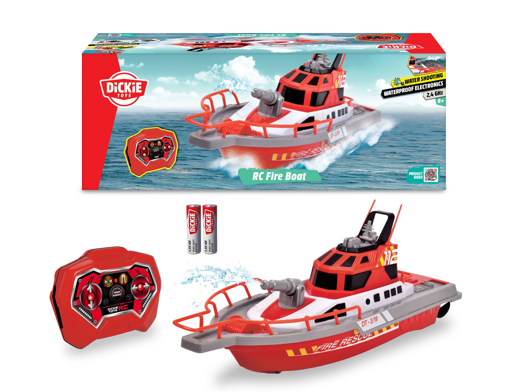 Dickie Toys 201107000 Feuerwehrboot 🚒 Angebot bei HelloDeals