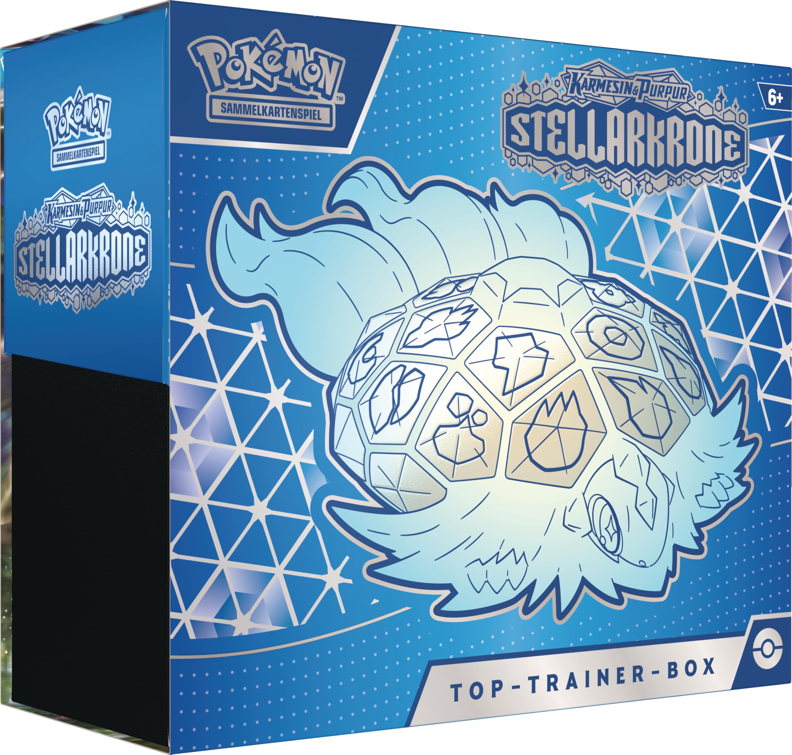 Pokémon-Sammelkartenspiel: Top-Trainer-Box Karmesin & Purpur – Stellarkrone 🌟 Angebot bei HelloDeals
