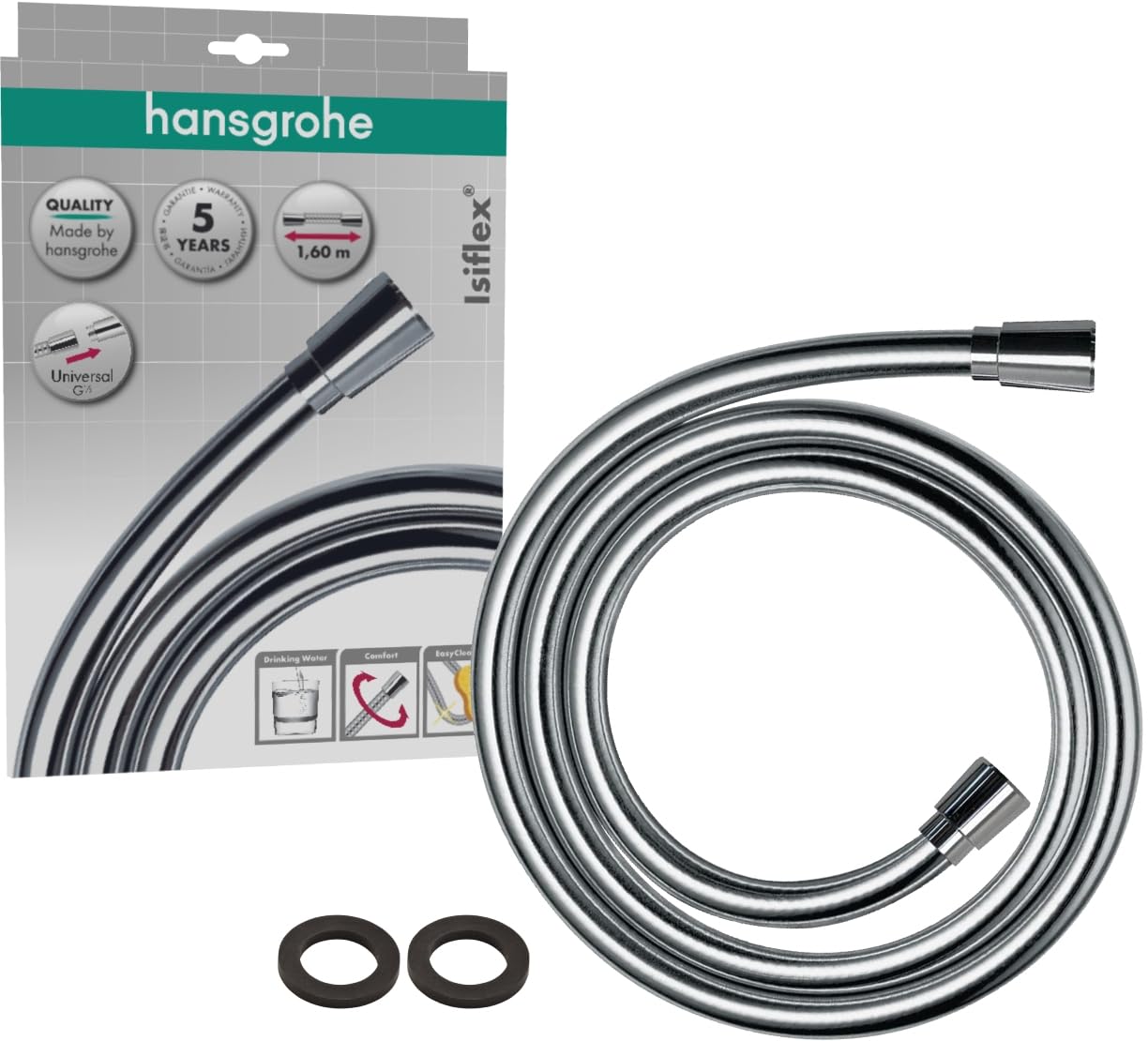 Hansgrohe Isiflex - Universal Duschschlauch 1,60 m 💧🚿 Angebot bei HelloDeals