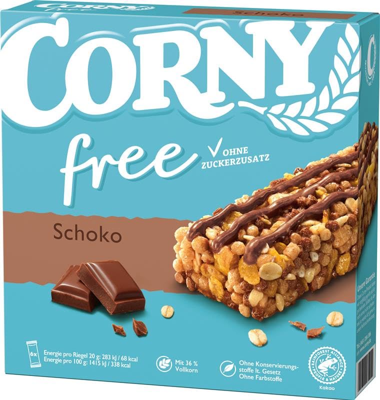 Müsliriegel CORNY free Schoko 🍫 - 6x20g, 6 Stück Angebot bei HelloDeals