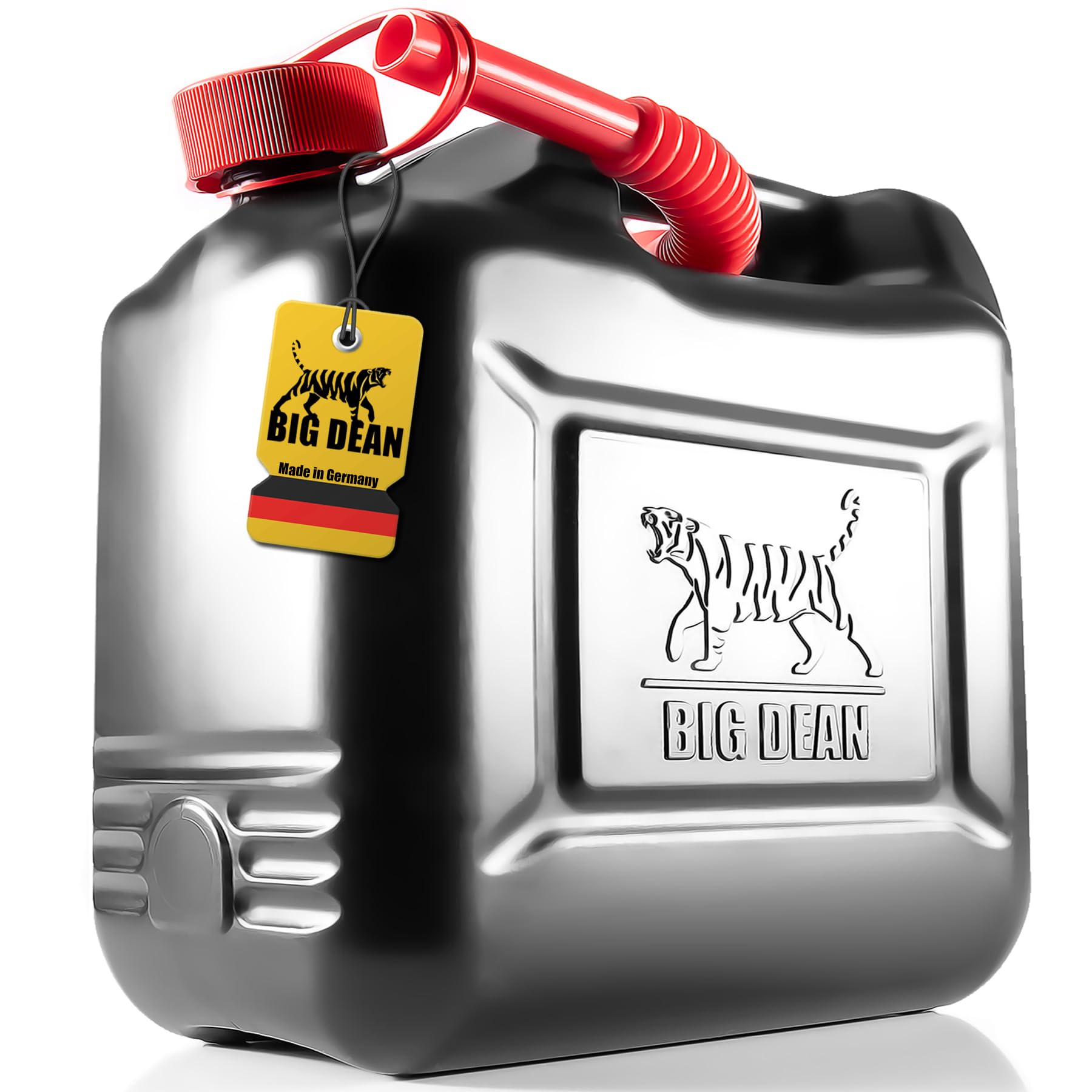 🐯 BigDean Benzinkanister 10L mit UN-Zulassung & flexibler Auslaufrohr 🚗🛢️ Angebot bei HelloDeals