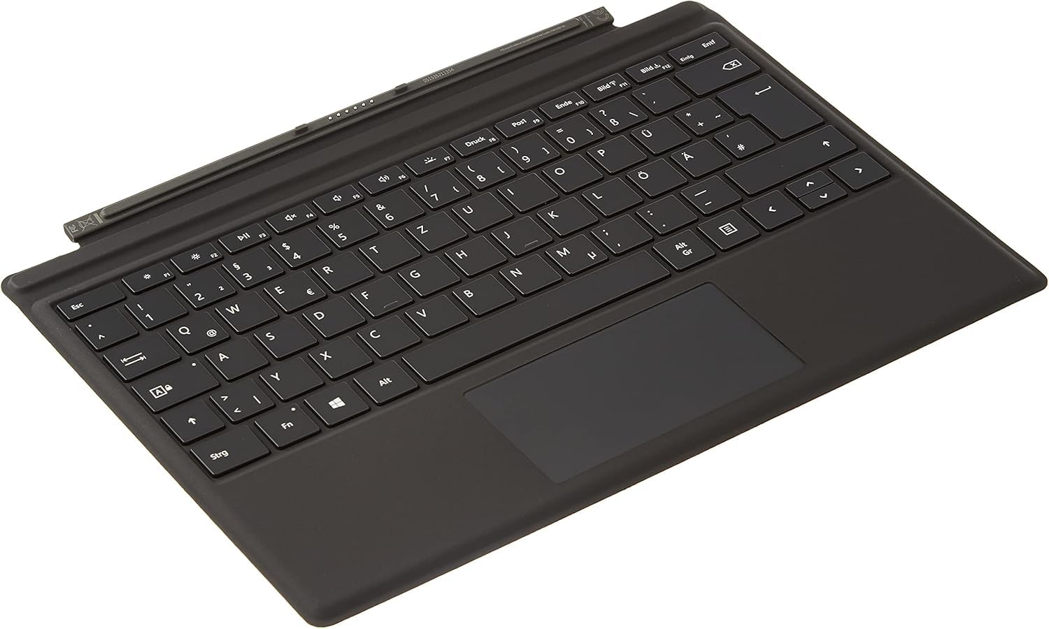 🌟 Microsoft Surface Pro Type Cover (für Surface Pro 4-7) (QWERTZ Deutsch) Schwarz 🌟 Angebot bei HelloDeals