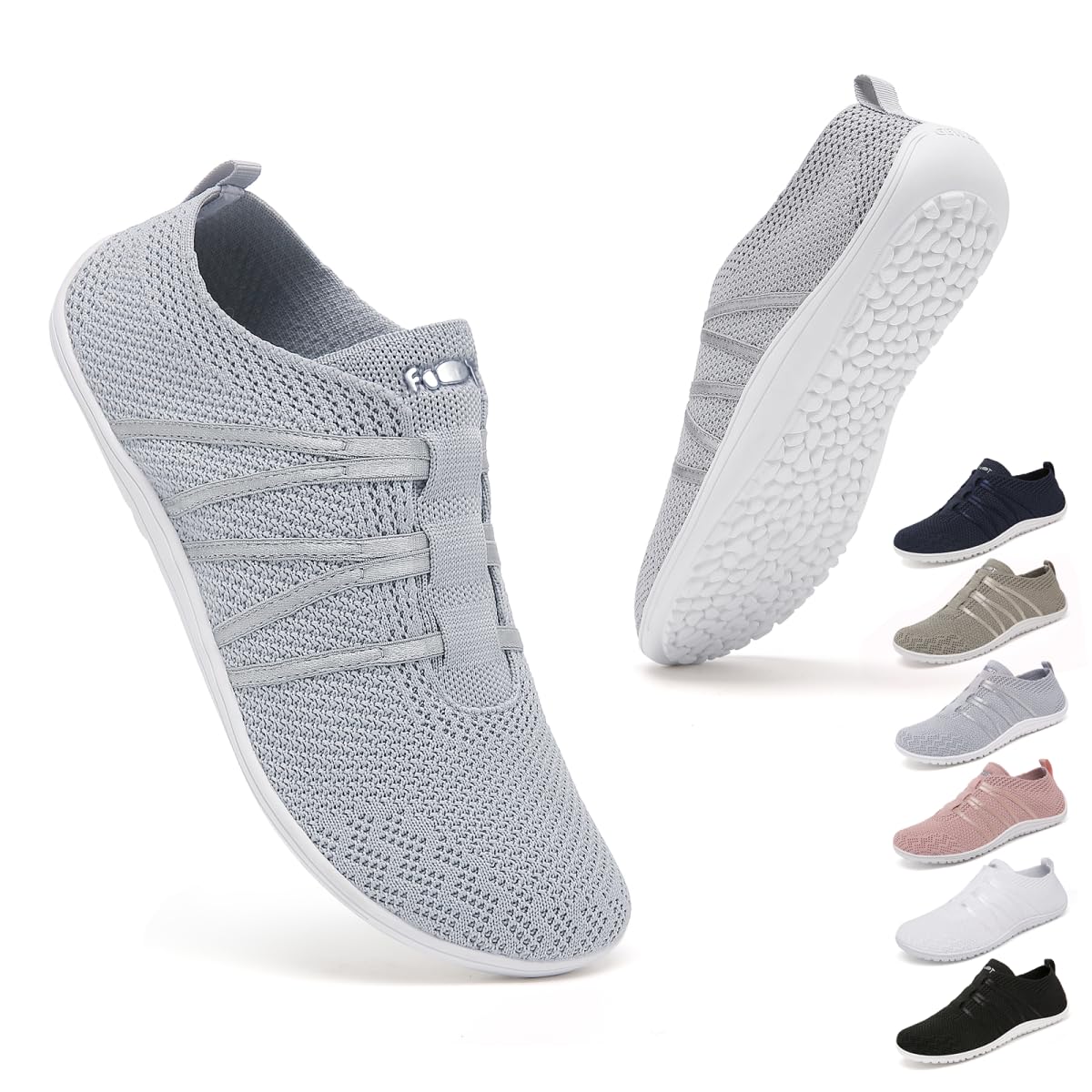 Geweo Barfußschuhe Damen Herren - Leichte Atmungsaktiv Fitnessschuhe 🏃‍♂️ Angebot bei HelloDeals