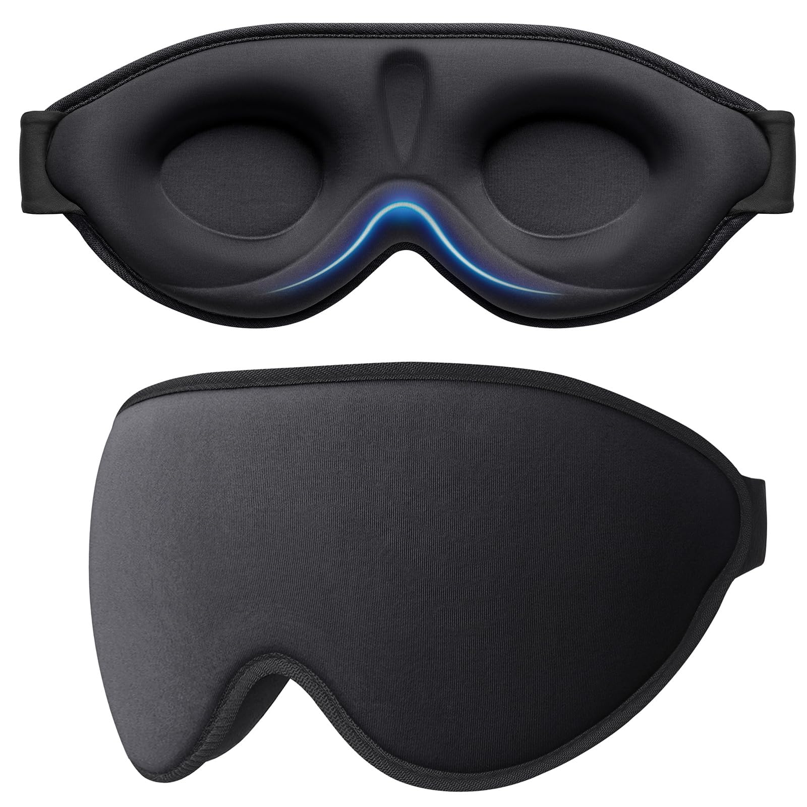 Gritin Schlafmaske für Seitenschläfer mit 3D Augenhöhlen Schlafbrille 😴🌙 Angebot bei HelloDeals