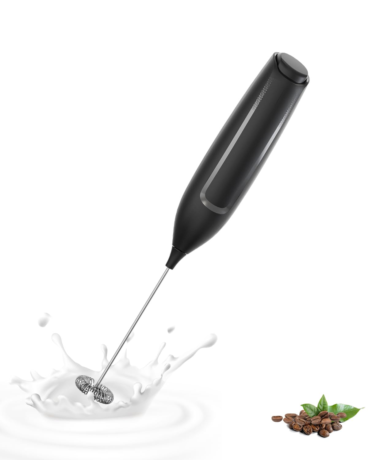 🥛🌪️ Milchaufschäumer Stab/Milchschäumer Elektrisch tragbarer - Perfekter Milchschaum in Sekundenschnelle! Angebot bei HelloDeals