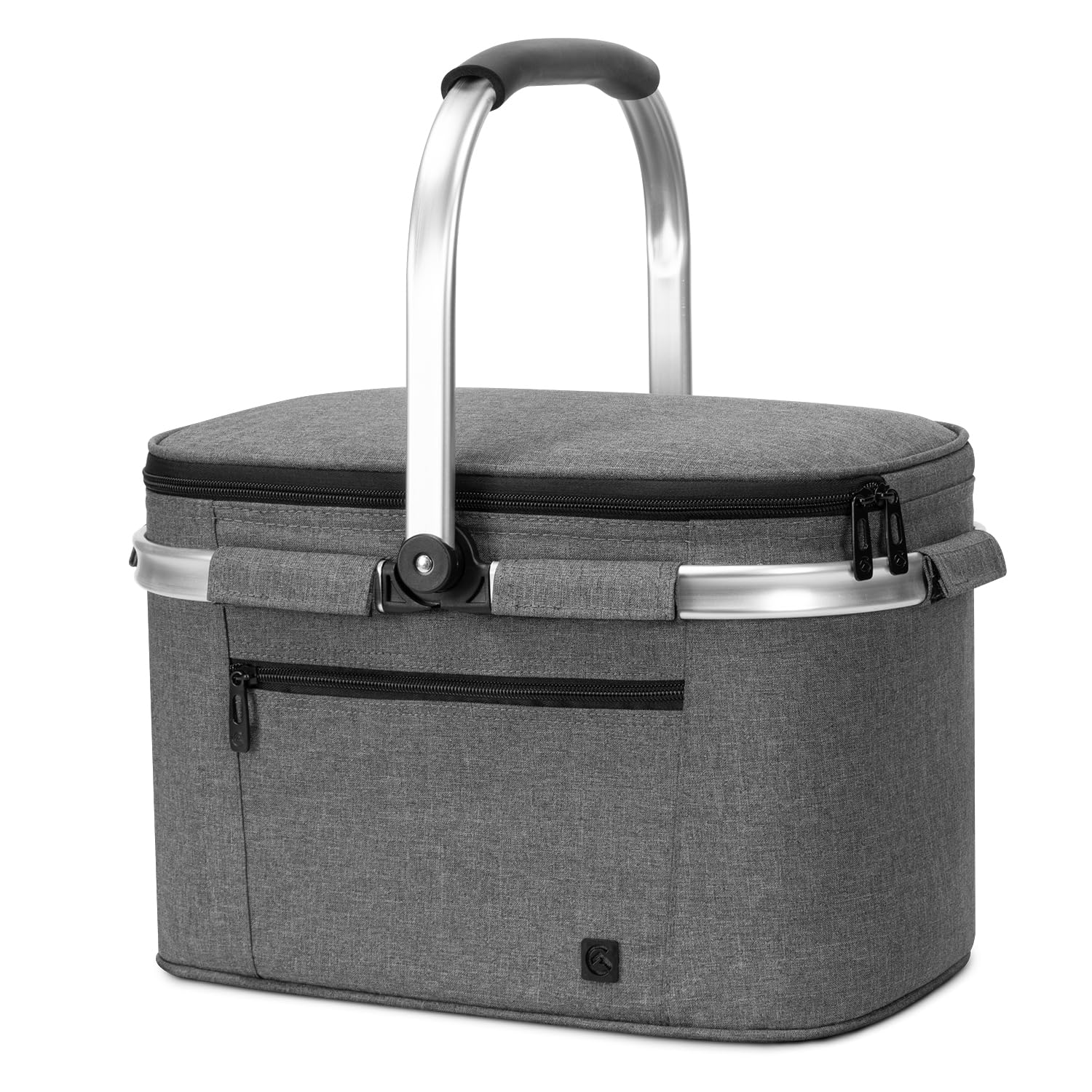 🧊 ALLCAMP Faltbar Isoliert Kühltasche - Einkaufskorb Thermo Mit Deckel 🧺 Angebot bei HelloDeals