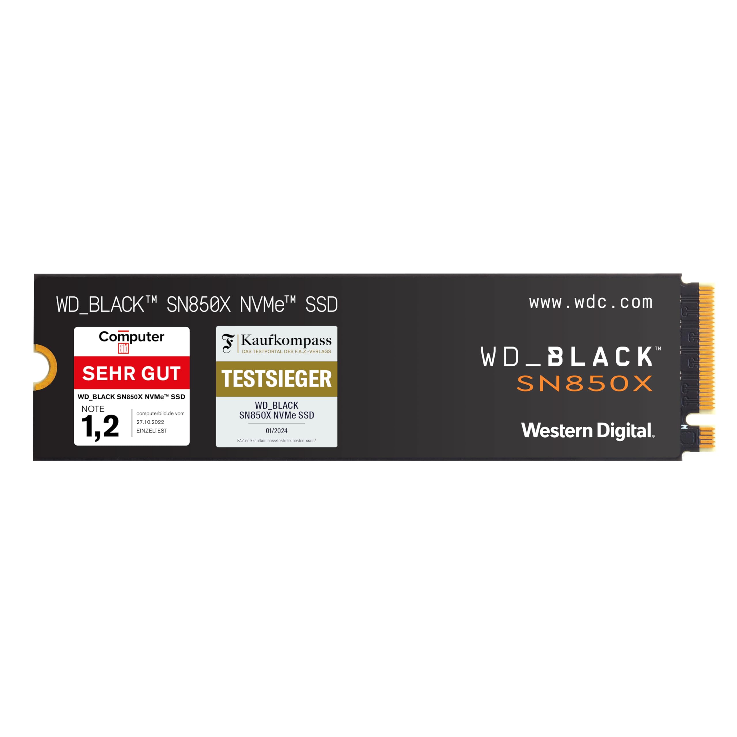 🎮 WD_BLACK SN850X NVMe SSD 2 TB - Gaming Speicher mit ultraschneller Leistung 🚀 Angebot bei HelloDeals