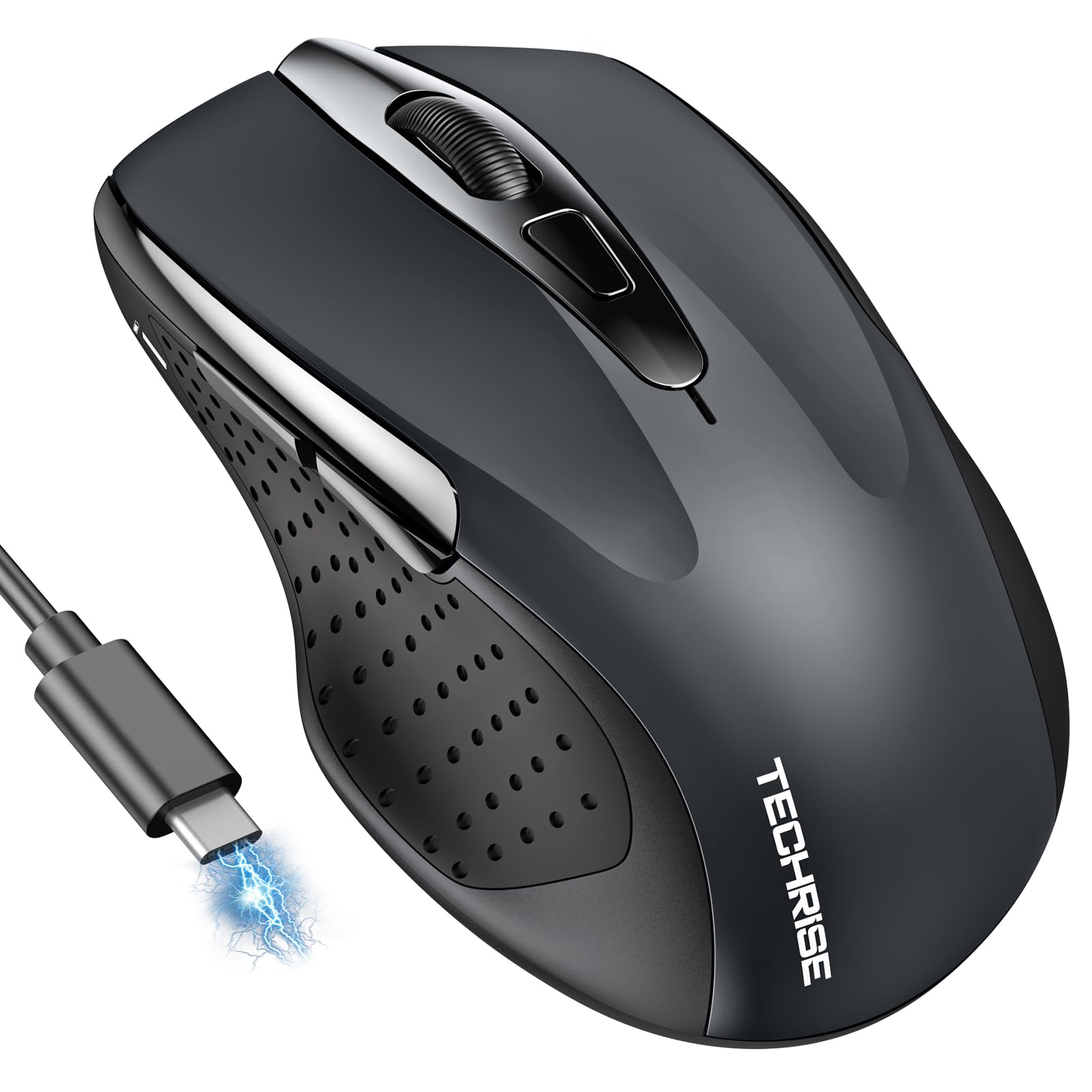 TechRise Bluetooth Maus, 2.4G Maus Kabellos 🖱️ Angebot bei HelloDeals