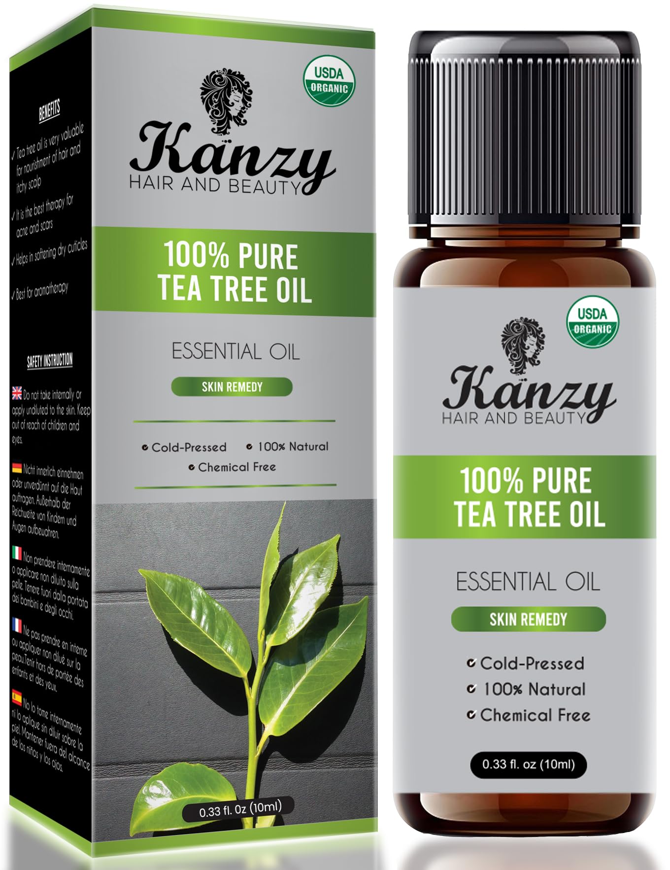 Angebote für Kanzy Teebaumöl Bio 100% Reines 10ml Kaltgepresst Teebaumöl 🌿🌼 Angebot bei HelloDeals