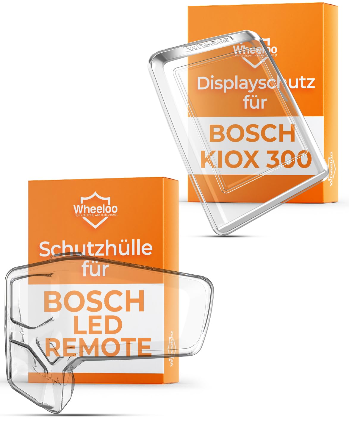 🚴‍♂️ WHEELOO 2er Set Transparente Schutzhüllen für Bosch LED Remote & Kiox 300 | E-Bike Zubehör 🛡️ Angebot bei HelloDeals