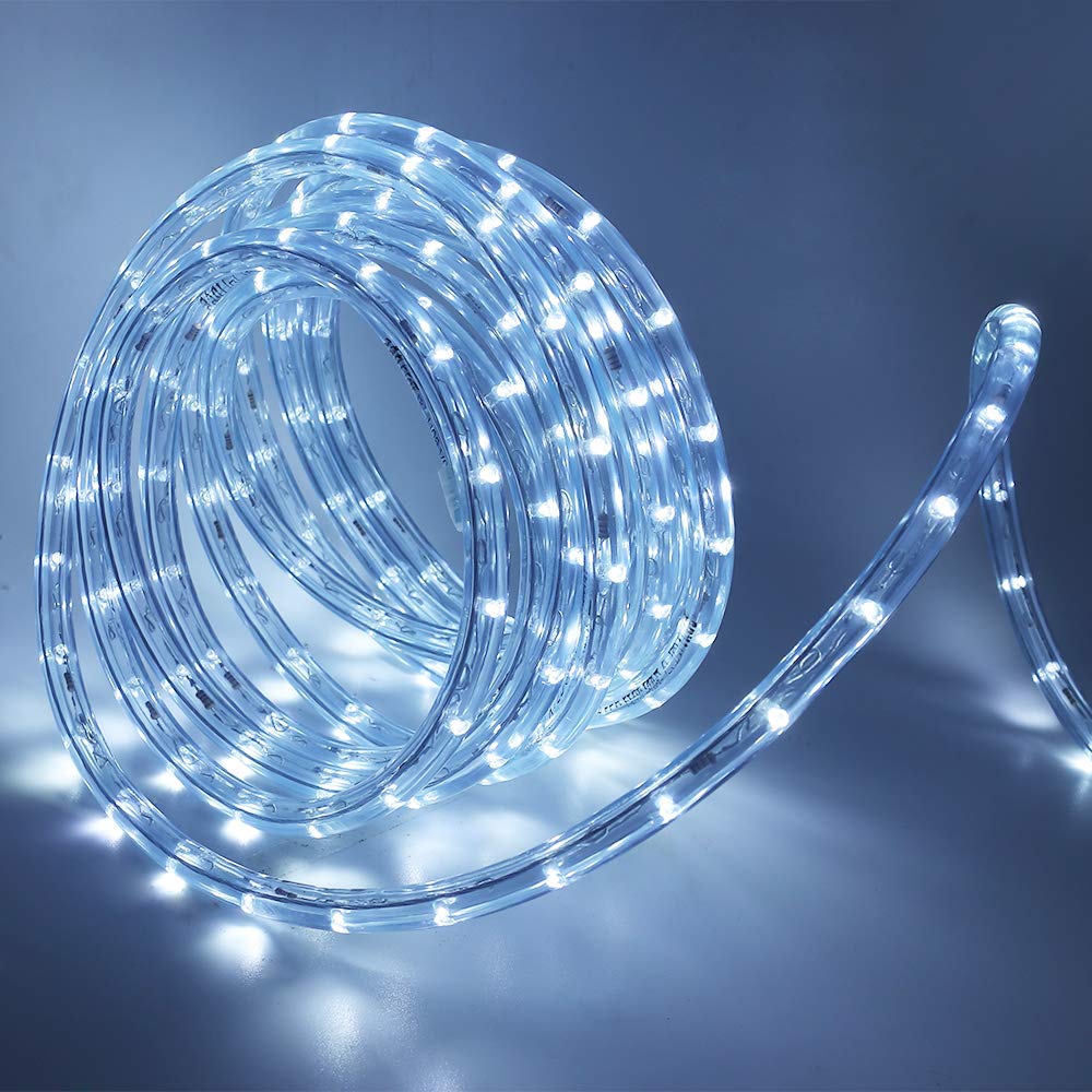 🌟 KISUFU 4M LED Strip Rope Lights: Warmweiß LED Lichtschlauch Außen 🌿 Angebot bei HelloDeals