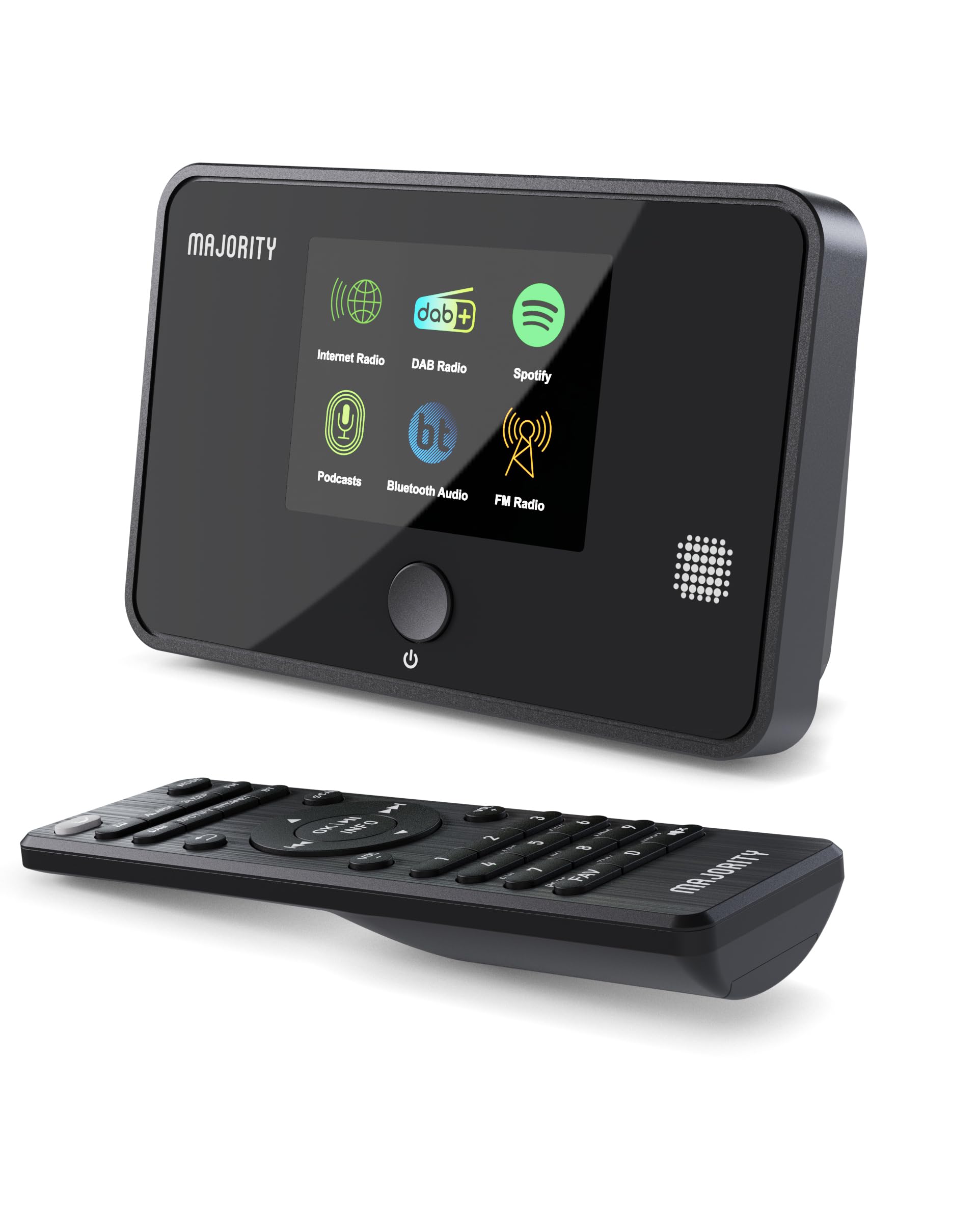 🎶 Radio DAB Plus Internetradio WLAN Tuner mit DAB+ | Internet Radio WLAN Adapter mit Spotify, Bluetooth-Konnektivität, Fernbedienung, Farbdisplay | MAJORITY Robinson Digitalradio 🎵 Angebot bei HelloDeals