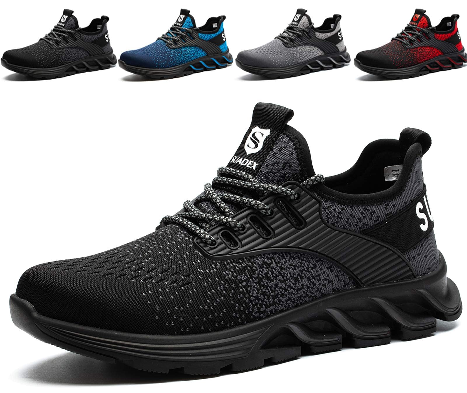 🔥 SUADEX Sicherheitsschuhe Stahlkappenschuhe 37-48 EU 43 EU 0 Schwarz - 33.99€ Angebot bei HelloDeals