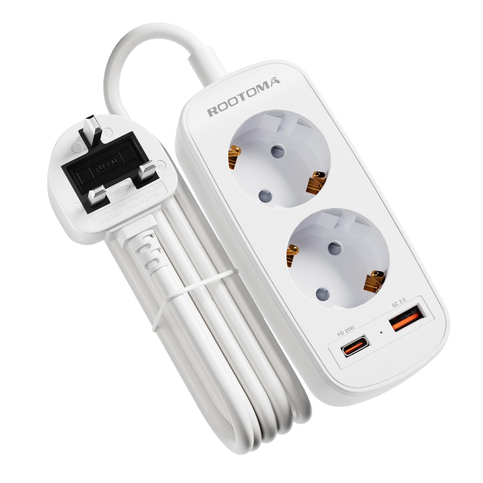 🔌 Adapter England Deutschland Stecker mit USB Schnellladung | UK Reiseadapter Angebot bei HelloDeals