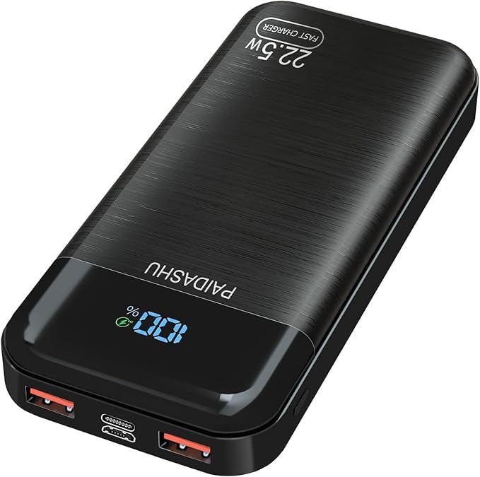 🔋📱 PAIDASHU Power Bank 27000mAh 22,5W Externer Handyakku PD20W Schnell Aufladende Powerbank USB C 🚀 Angebot bei HelloDeals
