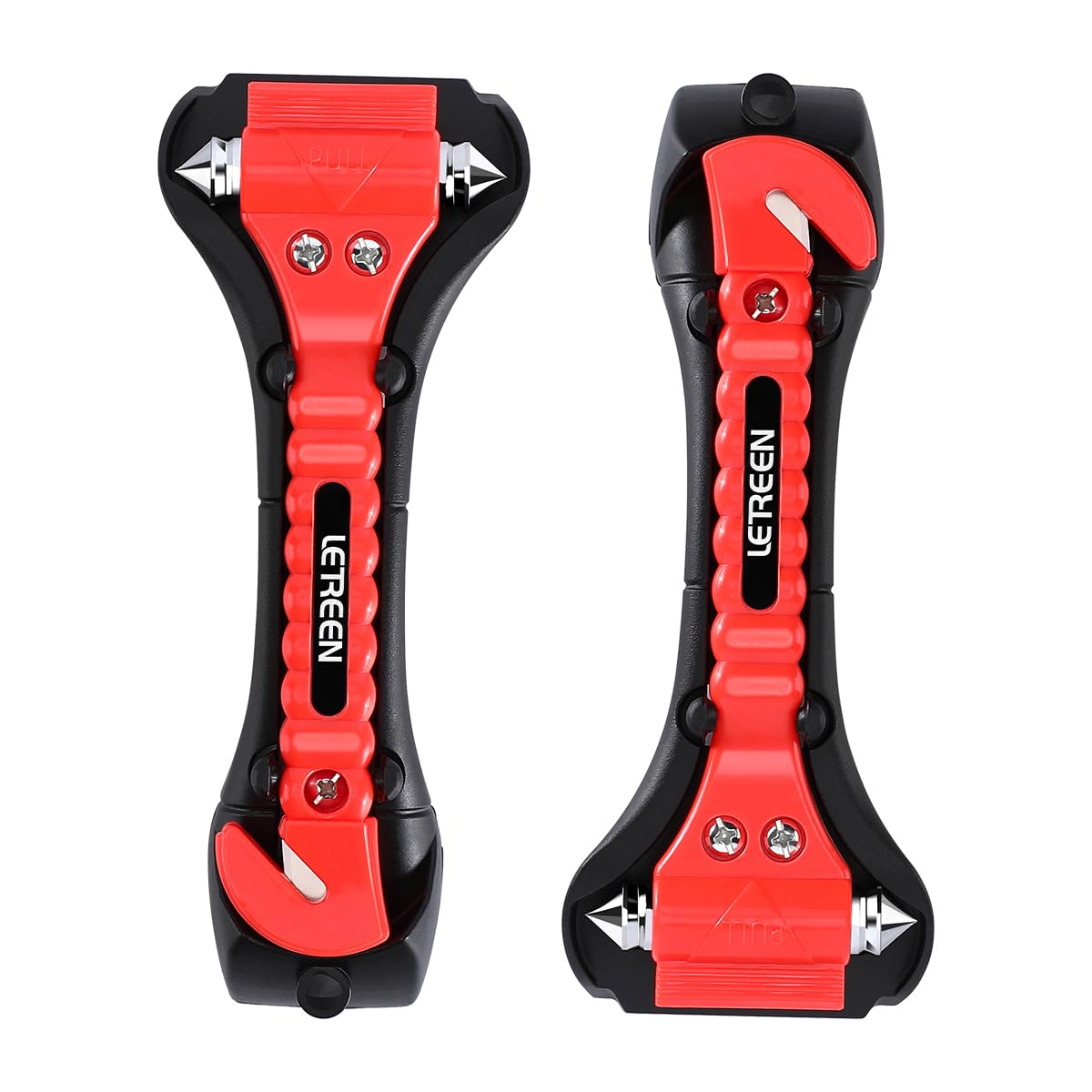🚨🚗 LETREEN 2 Stück Gurtschneider Notfallhammer fürs Auto 🚗🚨 Angebot bei HelloDeals