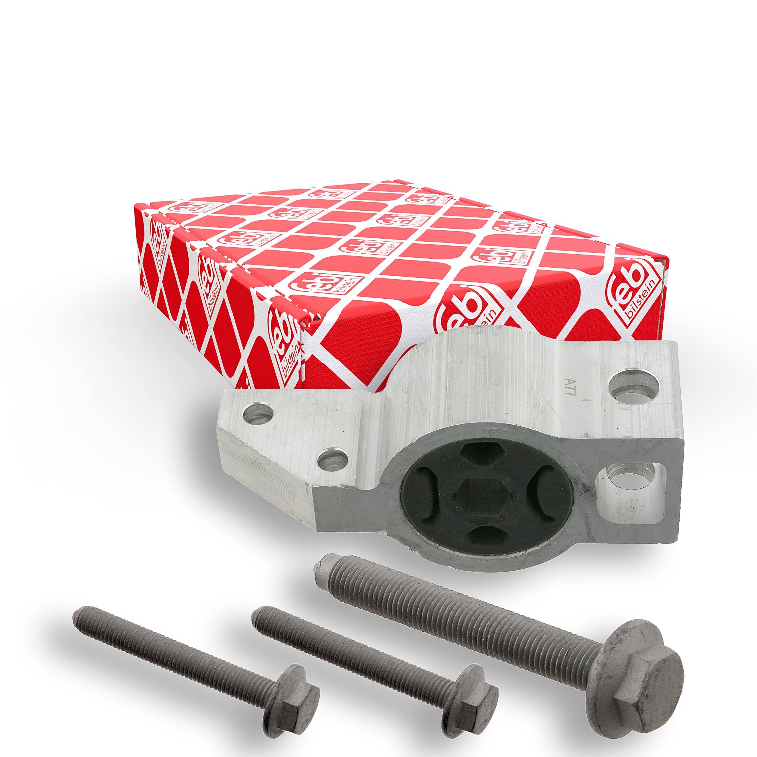 🔧 febi bilstein 32541 Querlenkerlager mit Halter und Schrauben, 1 Stück, silber Vorderachse rechts Single - Made in Germany 🇩🇪 Angebot bei HelloDeals