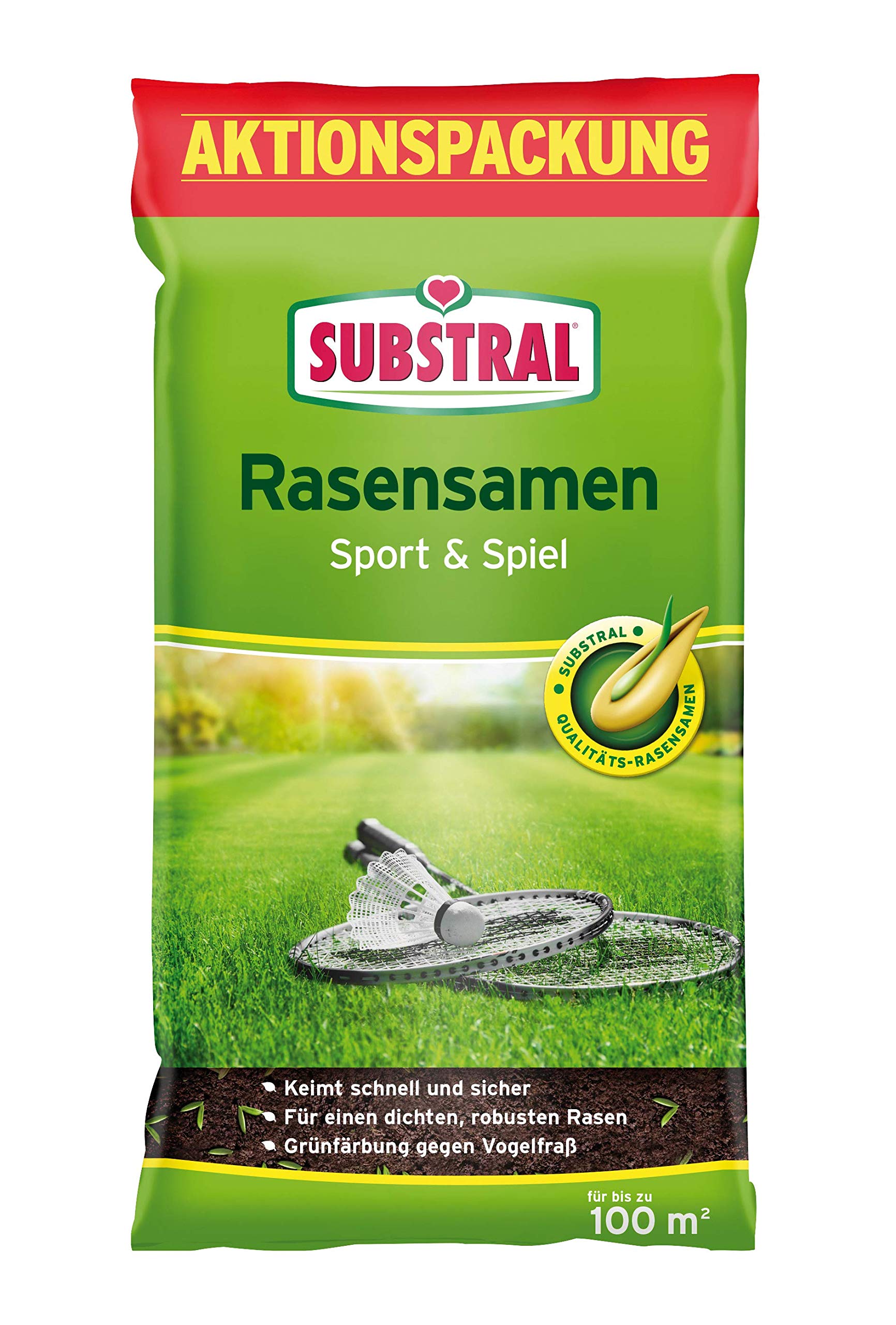🌱🌿 Substral Rasensamen Sport und Spiel 2kg für 100m² - Angebot! Angebot bei HelloDeals