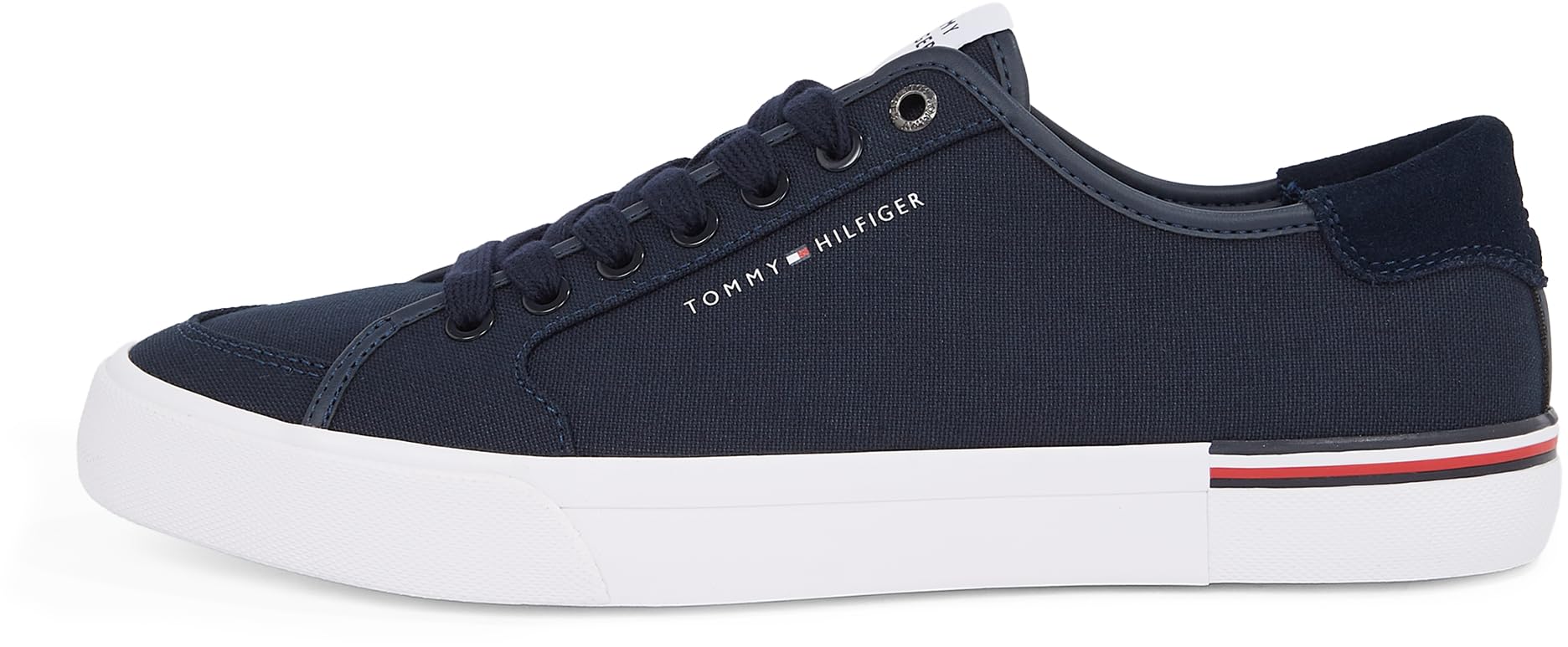 Tommy Hilfiger Herren Core Corporate Vulc Canvas Fm0fm05398 Sneaker 👟 Angebot bei HelloDeals