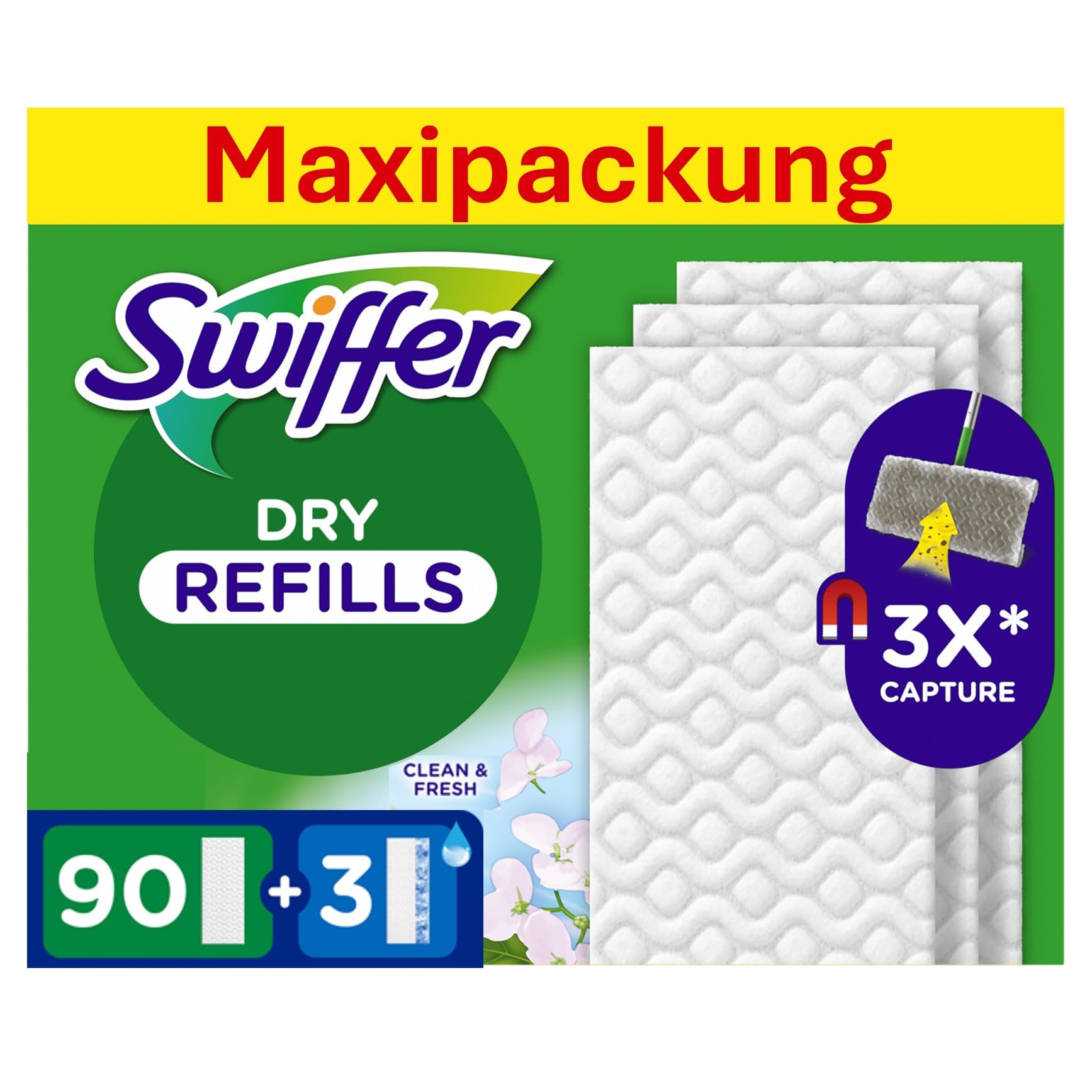 🧹🌟 Swiffer Bodenwischer - Nimmt 3x mehr Staub, Schmutz und Haare auf! 🌟🧹 Angebot bei HelloDeals