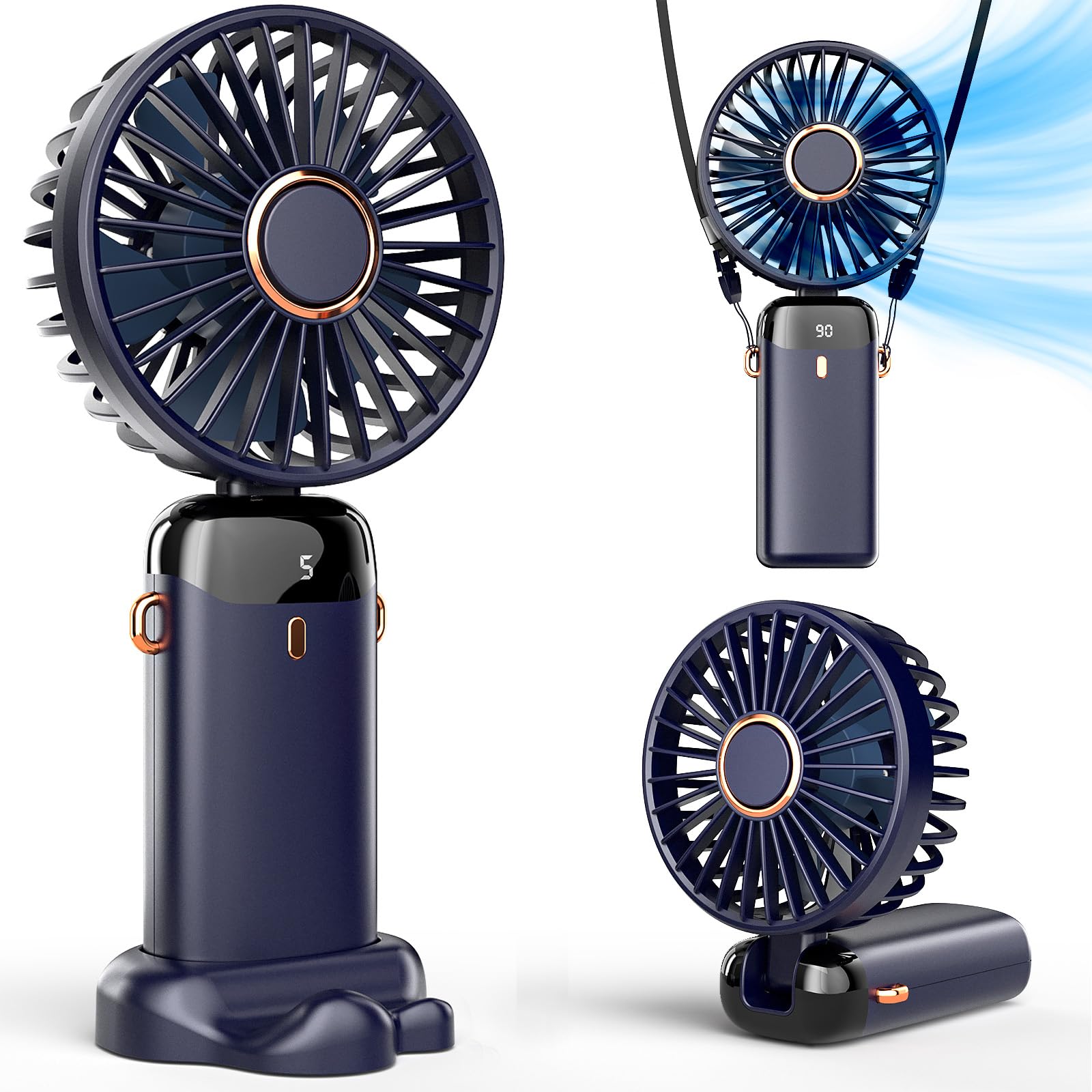 🌀 Koonie Handventilator - Tragbarer Mini Ventilator für unterwegs! 🌬️ Angebot bei HelloDeals
