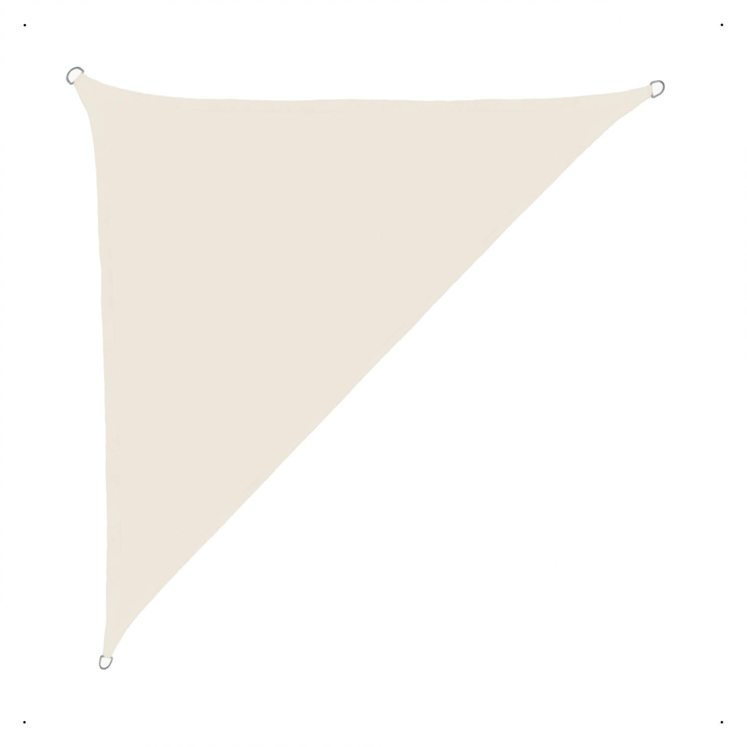 Anndora Sonnensegel luftdurchlässig 4 x 4 x 5,65 m - Farbe Creme ☀️ Angebot bei HelloDeals