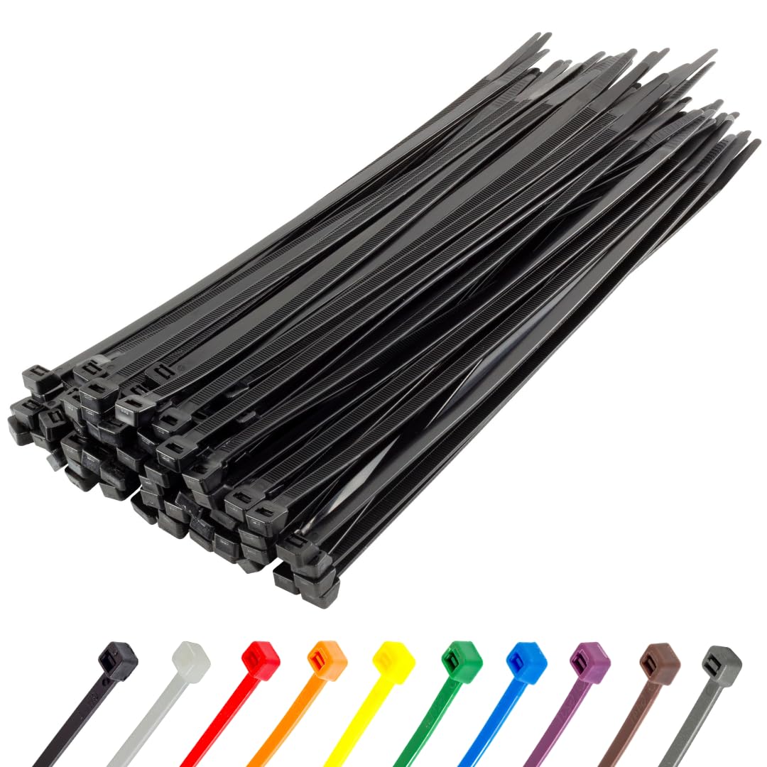 Angebot: Gocableties Kabelbinder 100 Stück Schwarz, 300 mm x 4,8 mm 🛠️ Angebot bei HelloDeals