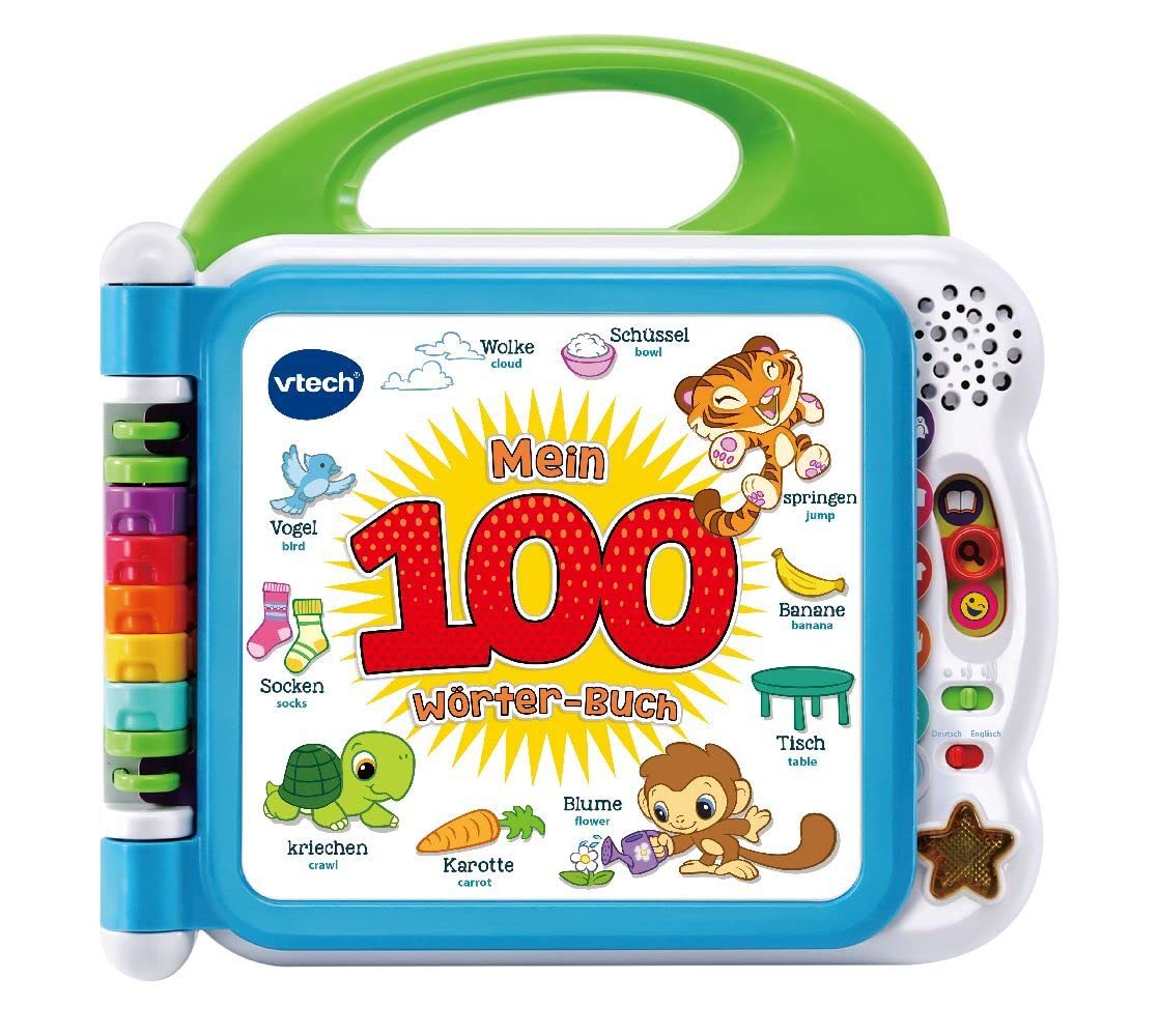 📚 VTech Baby Mein 100-Wörter-Buch 🌟 Interaktives Lernspielzeug für Kinder von 2-5 Jahren Angebot bei HelloDeals