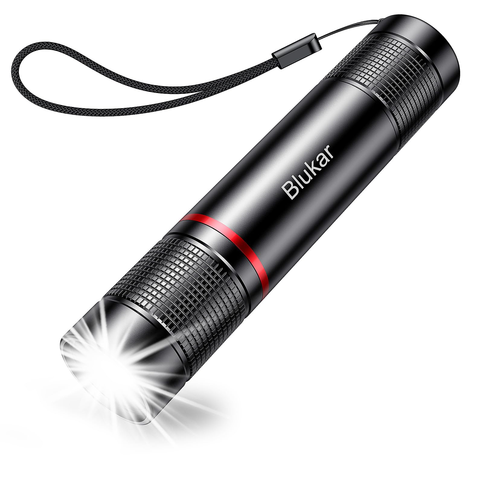 Blukar LED Taschenlampe Aufladbar - Superhelle Zoombar 2000 Lumen Mini Torch Angebot bei HelloDeals