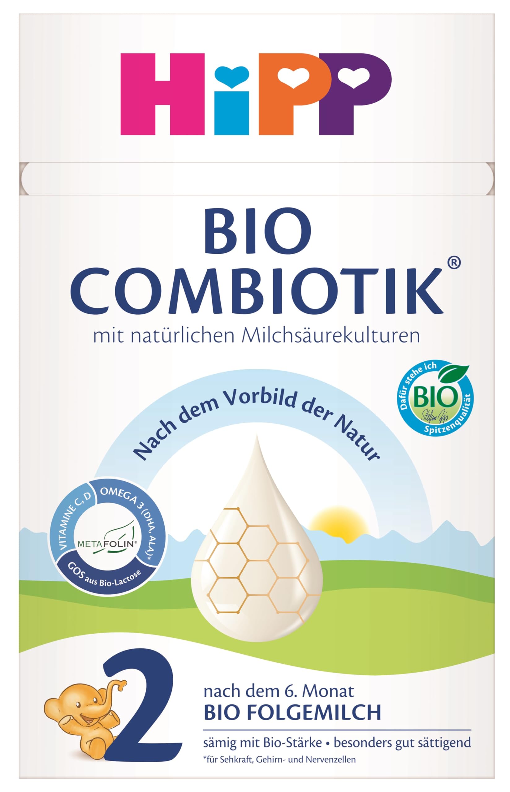 🌿🍼 HiPP 2 Bio Combiotik (4 x 600g) - Folgemilch für Babys ab dem 6. Monat 🍼🌿 Angebot bei HelloDeals