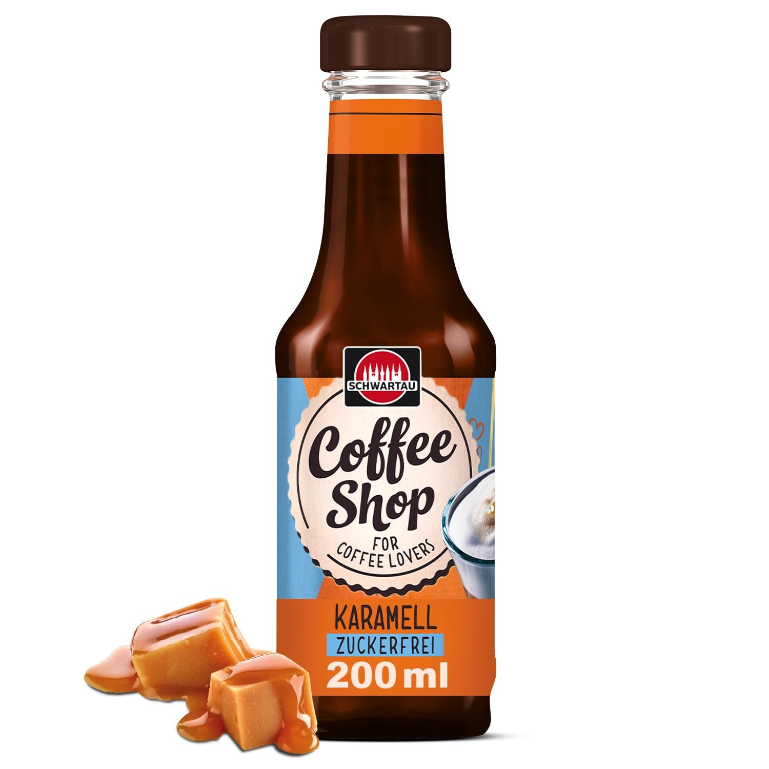 Schwartau Coffee Shop Zuckerfreier Karamell-Sirup 🌟 Barista-Qualität für Kaffee-Kreationen Angebot bei HelloDeals
