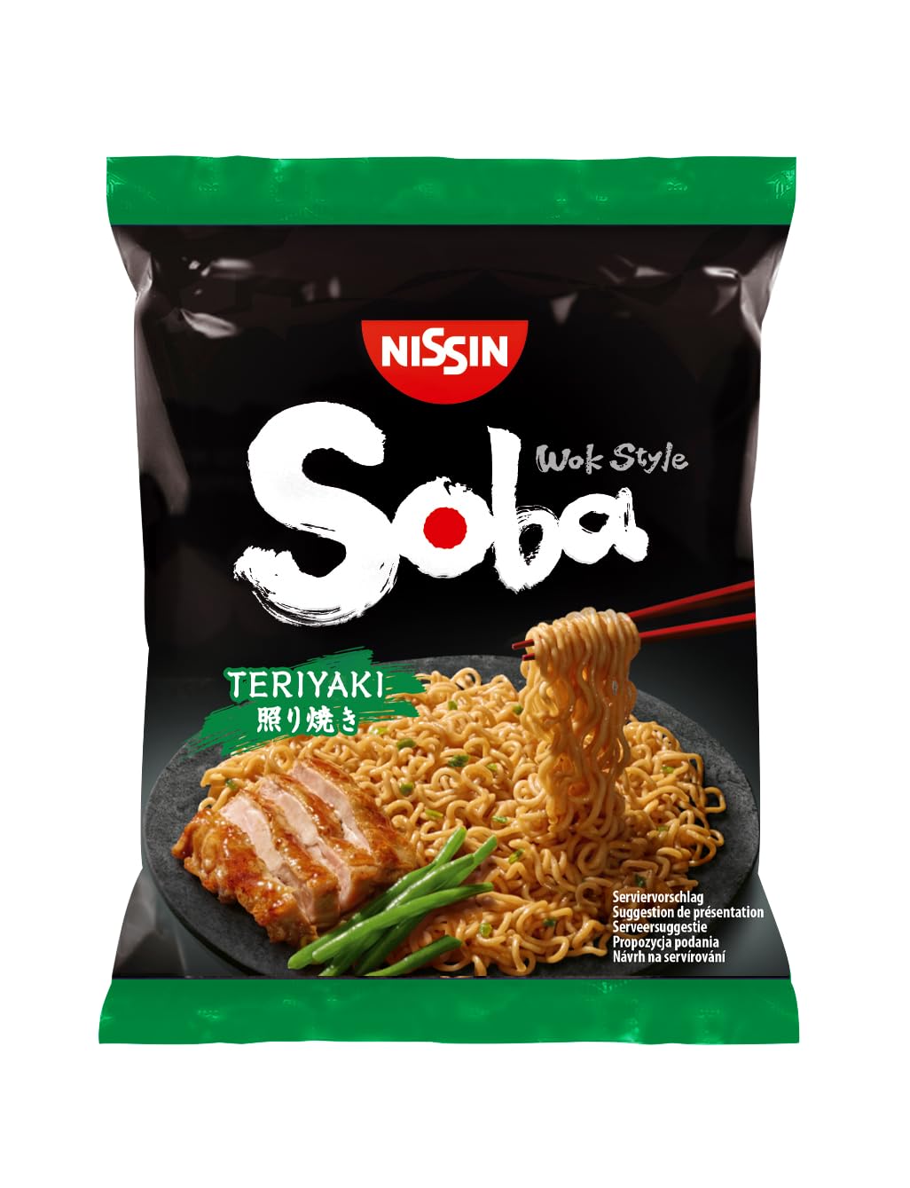 🍜 Nissin Soba Bag Teriyaki 9er Pack - Wok Style Instant-Nudeln! Angebot bei HelloDeals