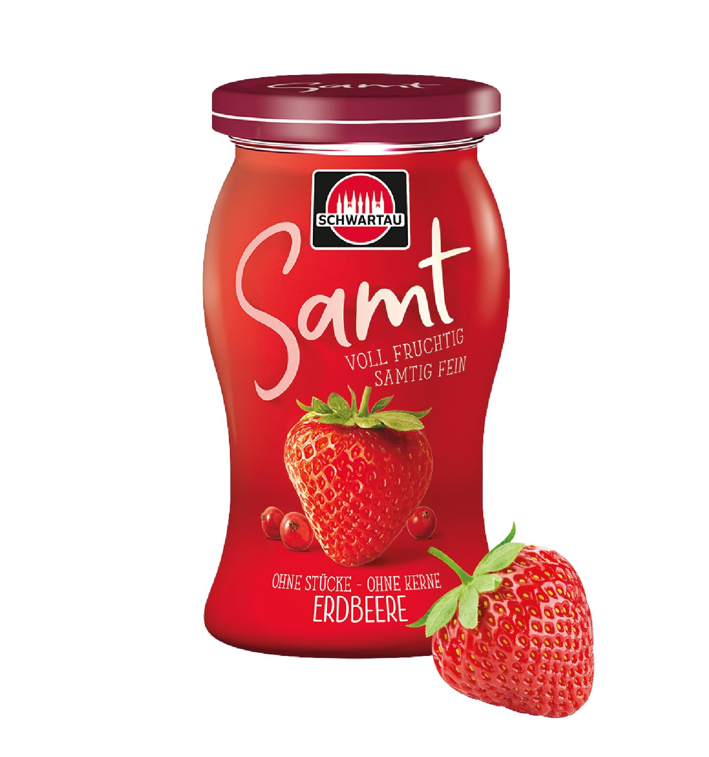 Schwartau Samt Erdbeere Fruchtaufstrich ohne Stücke & ohne Kerne, 270g 🍓🥄 Angebot bei HelloDeals