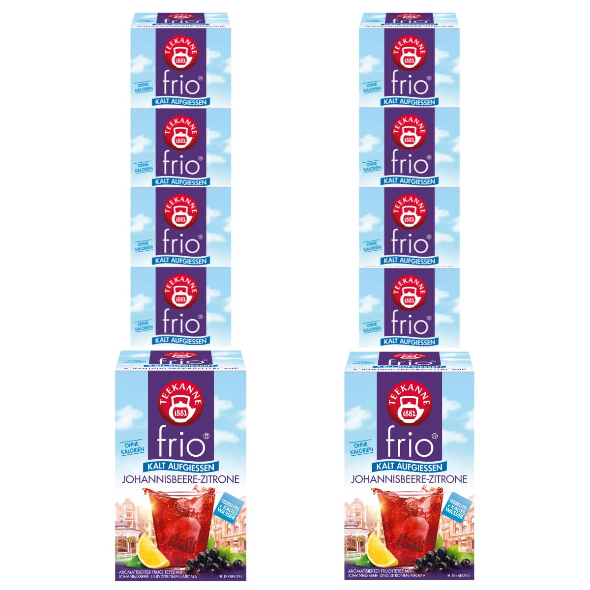 🌿 Frio Johannisbeere-Zitrone 10 Packungen à 18 Beutel, 450g 🍋🍇 Angebot bei HelloDeals